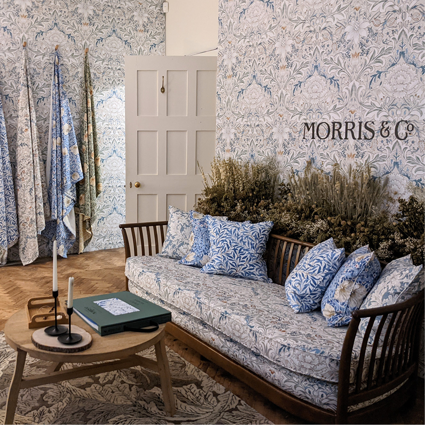 William Morris Style Fabric, Wallpaper and Home Decor