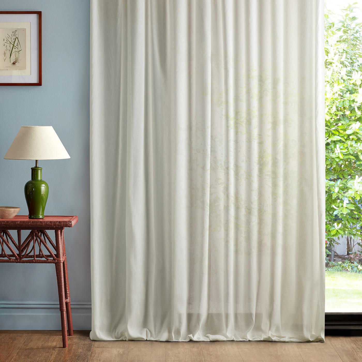 Marisol Seaspray White Fabric by SAN