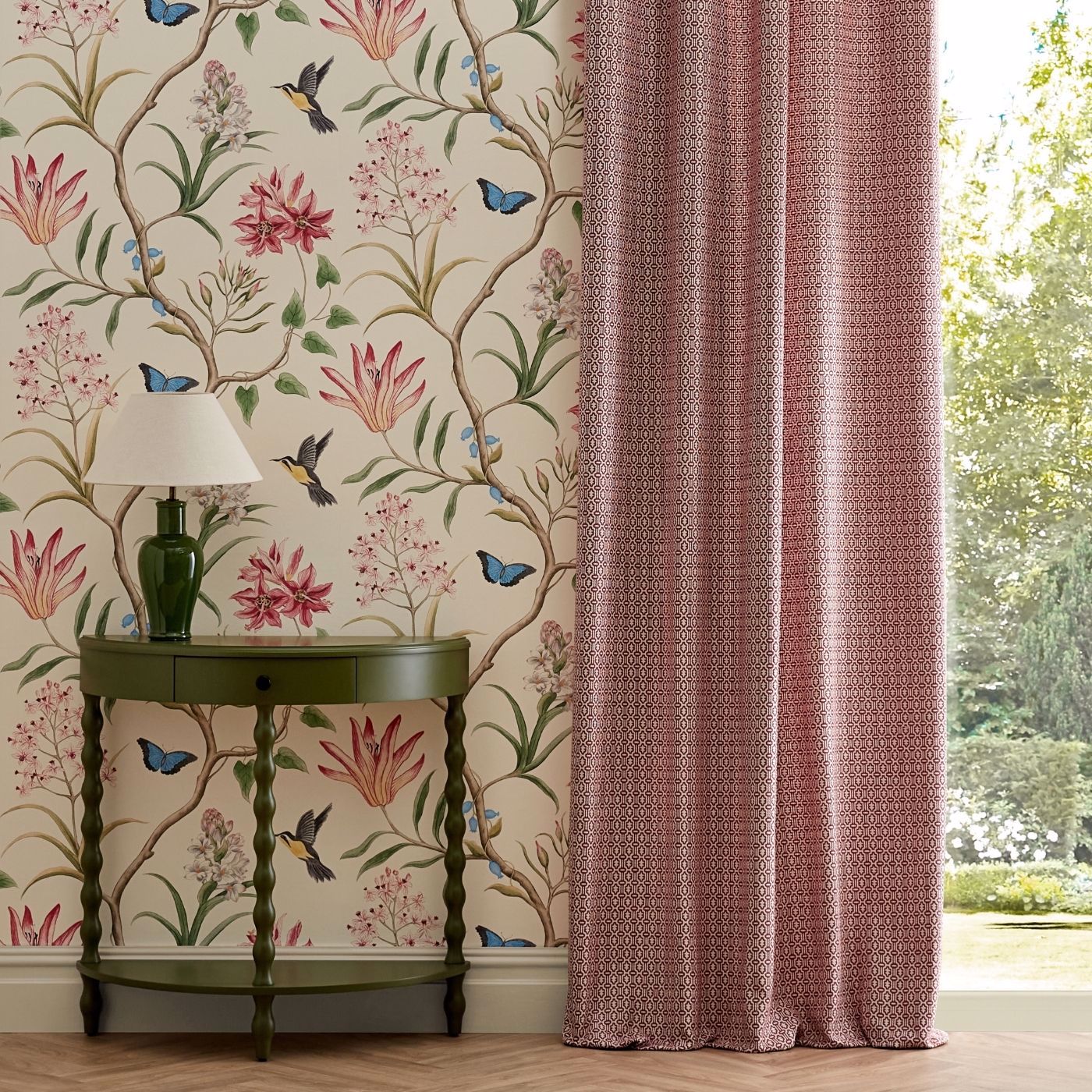 Clementine Chintz Wallpaper by SAN