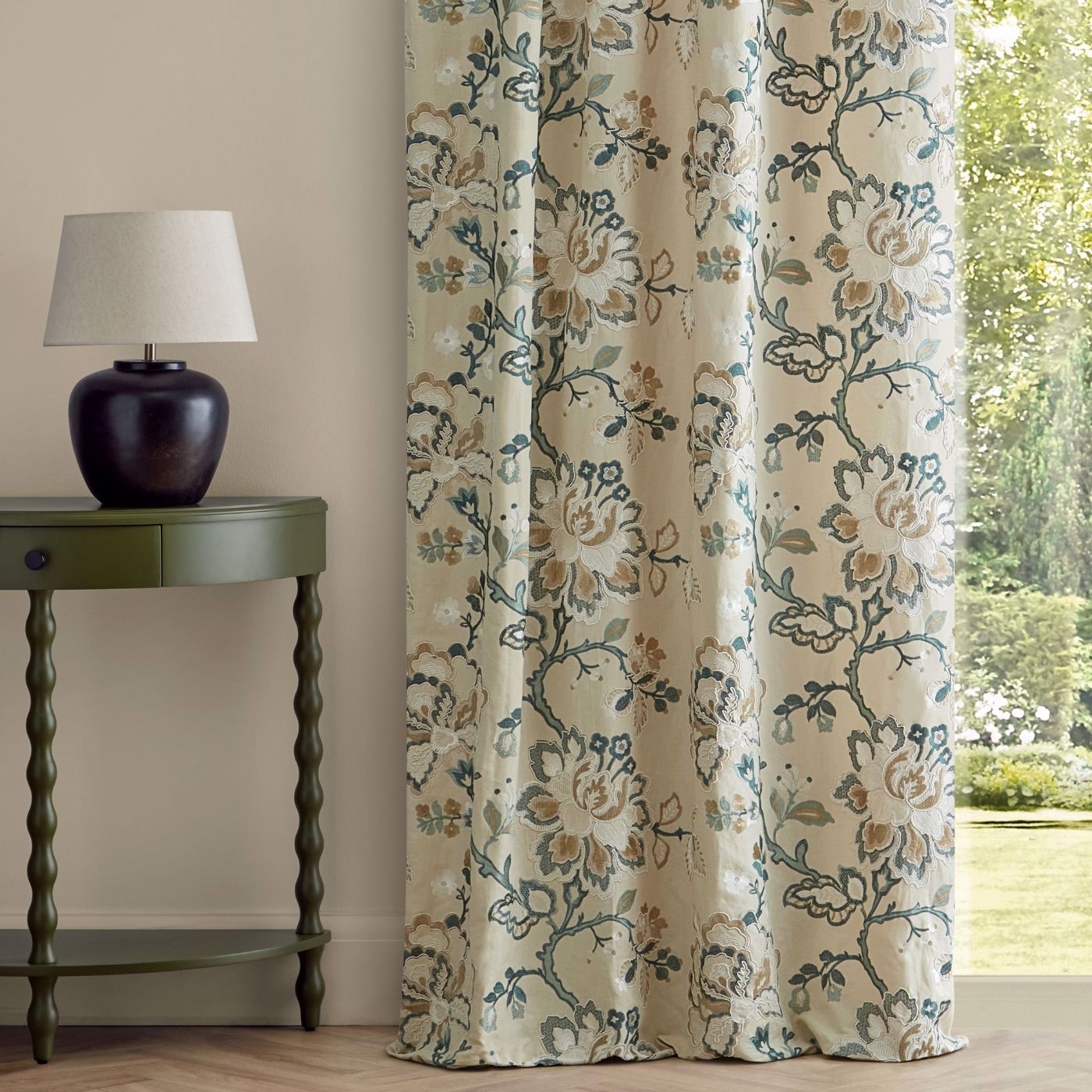 Angelique Teal/Manila Fabric by SAN