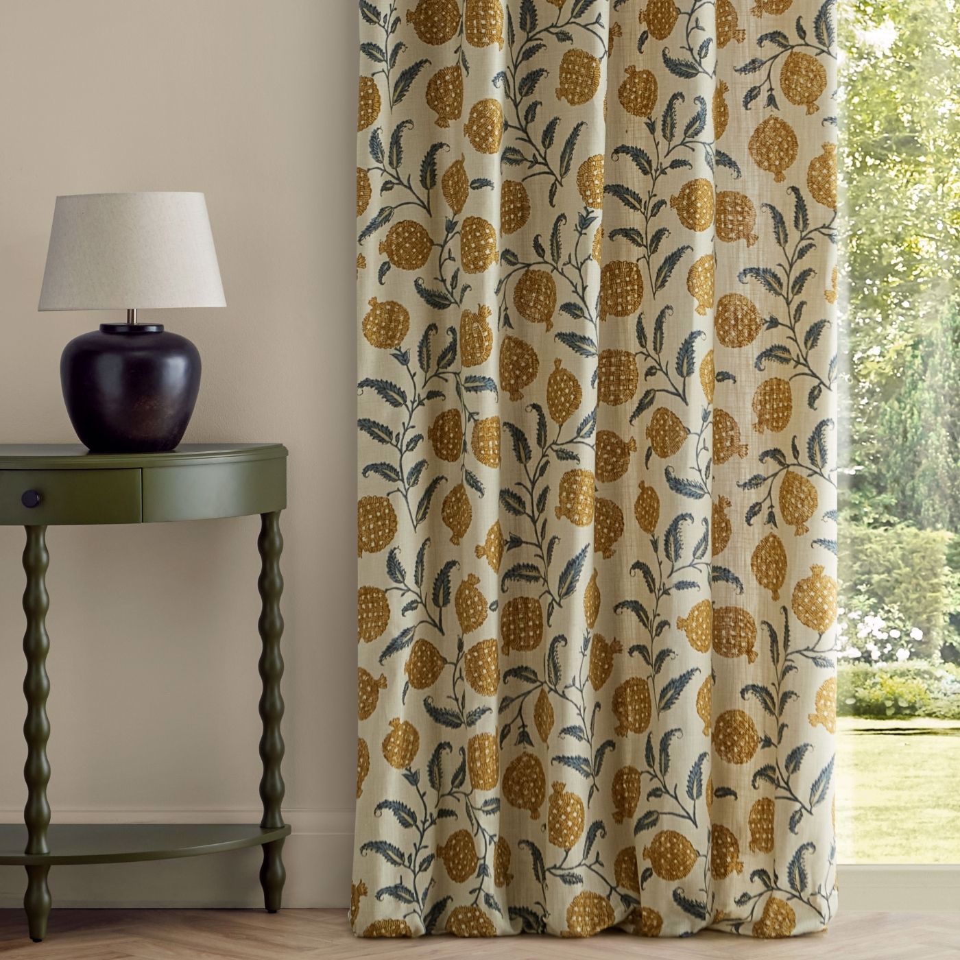 Anaar Woad Fabric by SAN