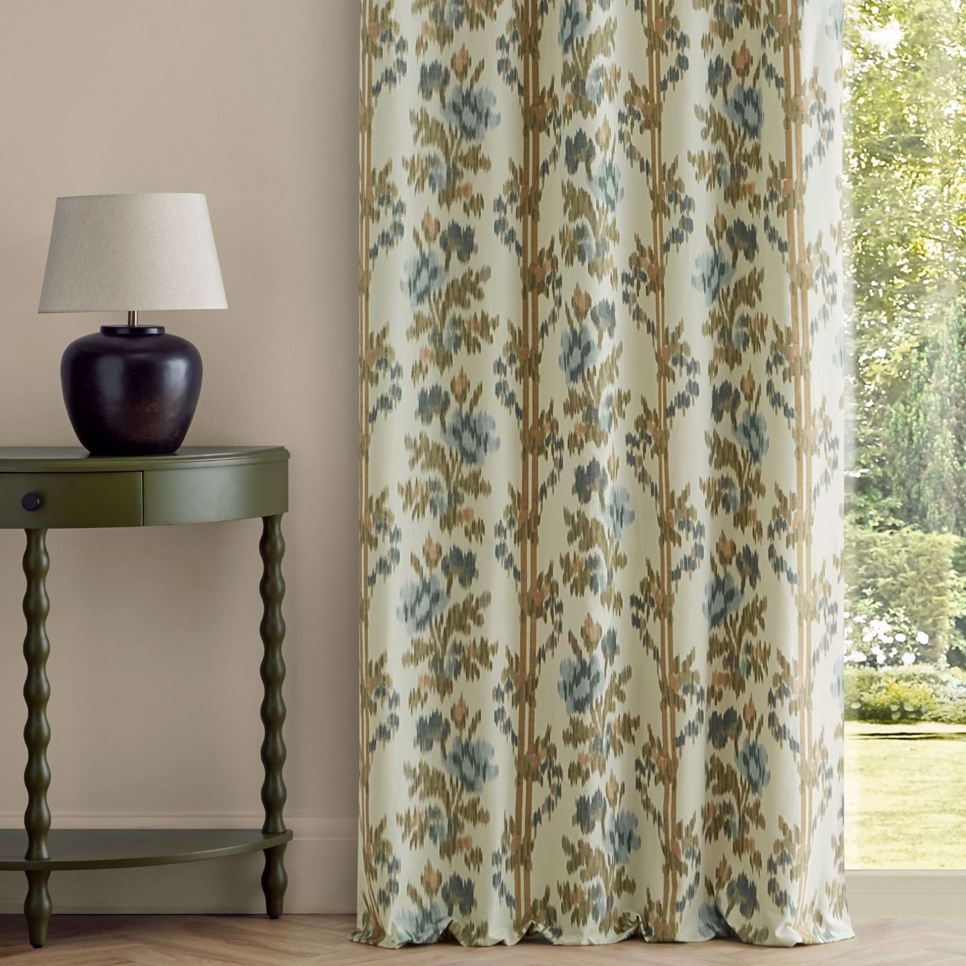 Apothecary Rose Ether Blues Fabric by SAN