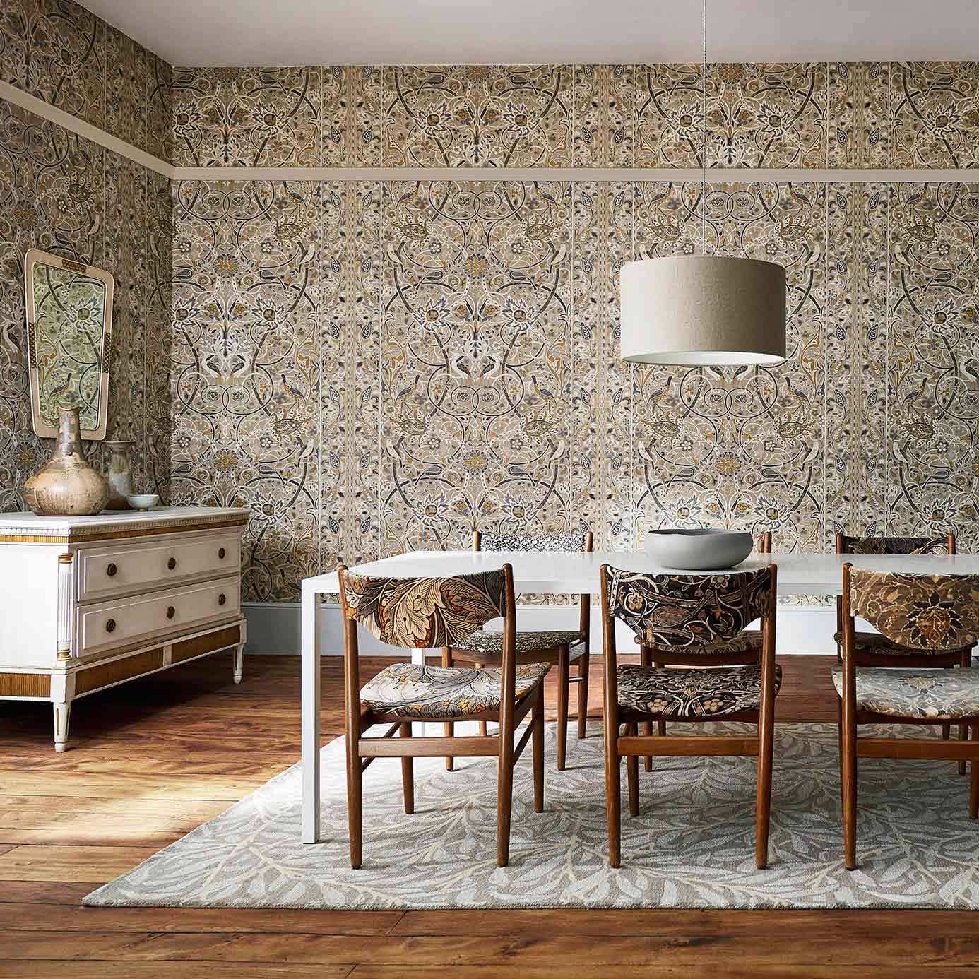 Bullerswood Spice/Manilla Wallpaper by MOR