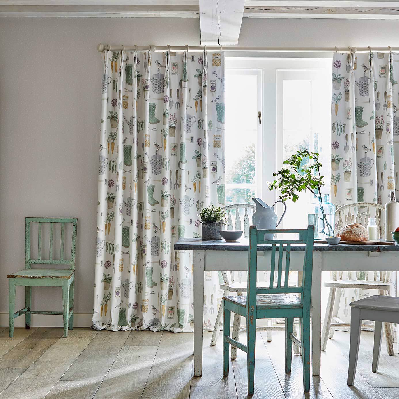 The Gardener Fennel Fabric by SAN