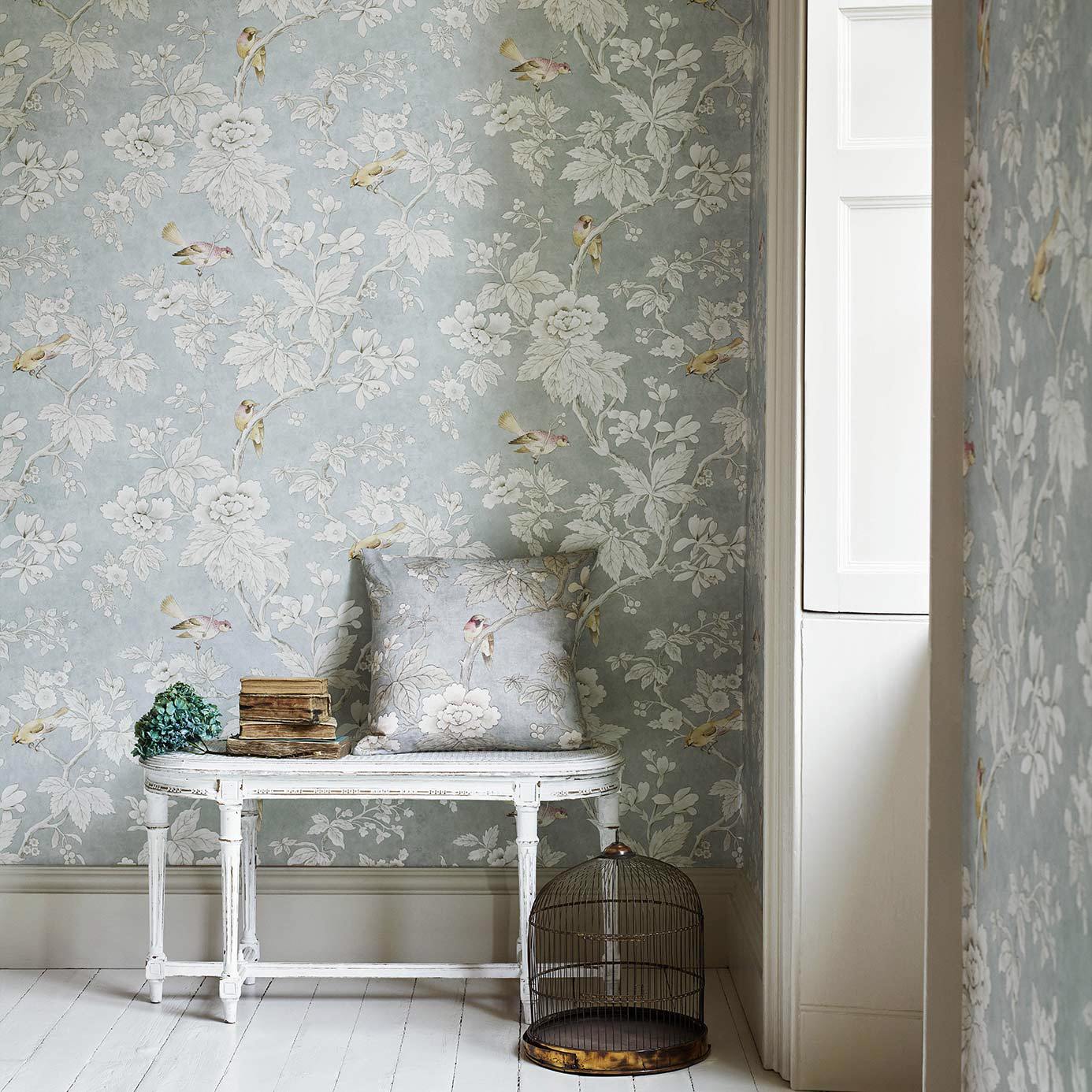 Chiswick Grove Gold Wallpaper by SAN