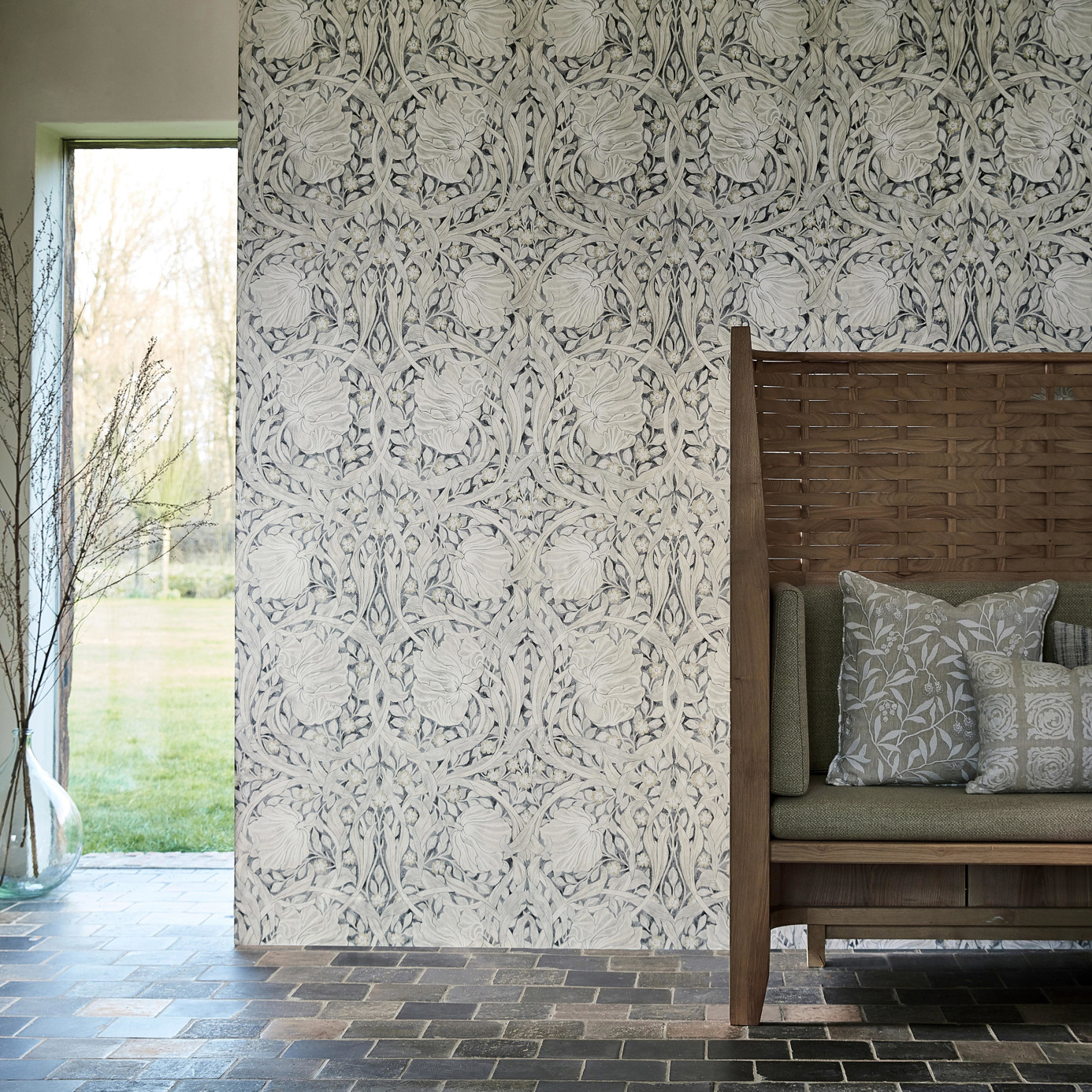 Pure Pimpernel Lightish Grey Wallpaper by MOR