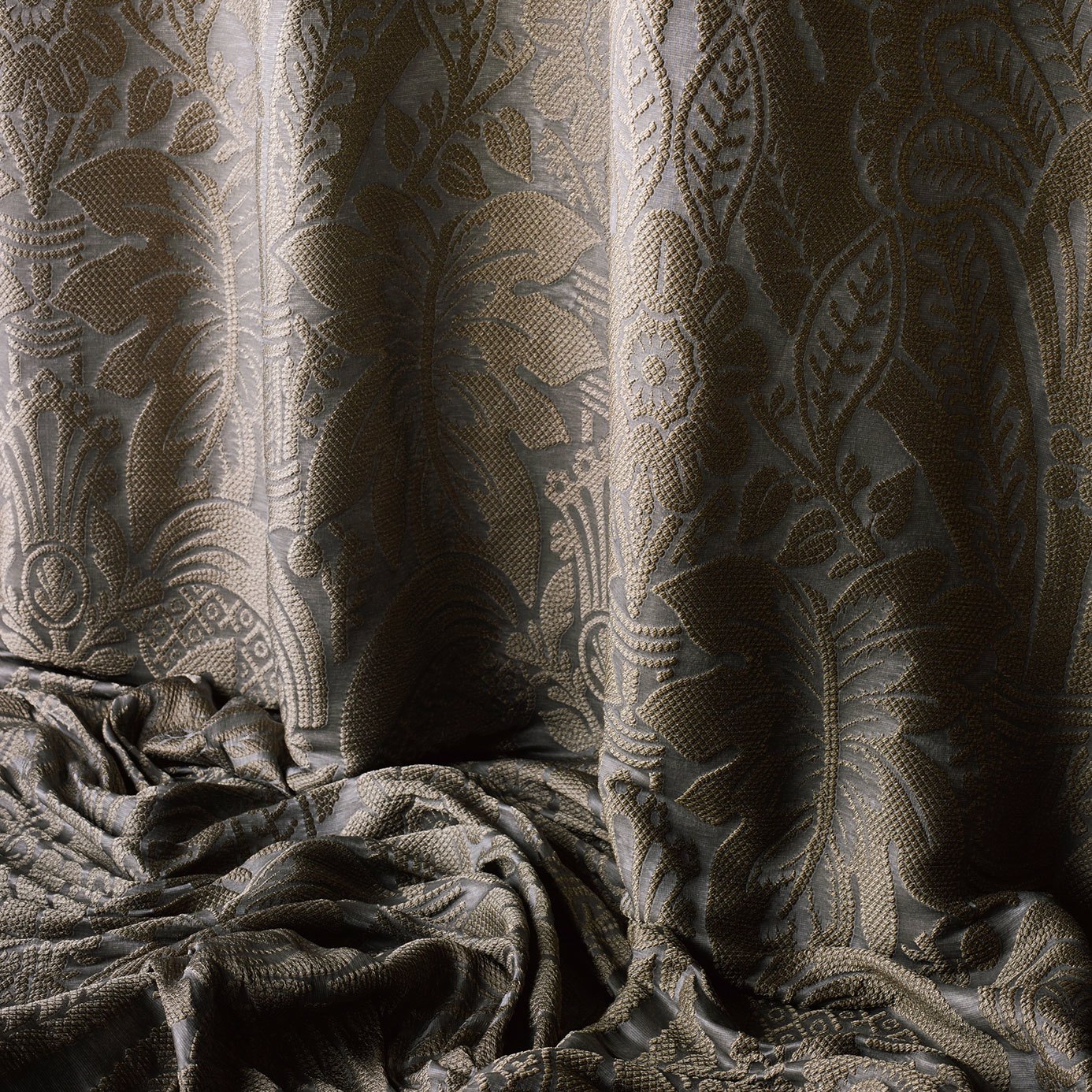 Fitzrovia Grey Pearl Fabric by ZOF