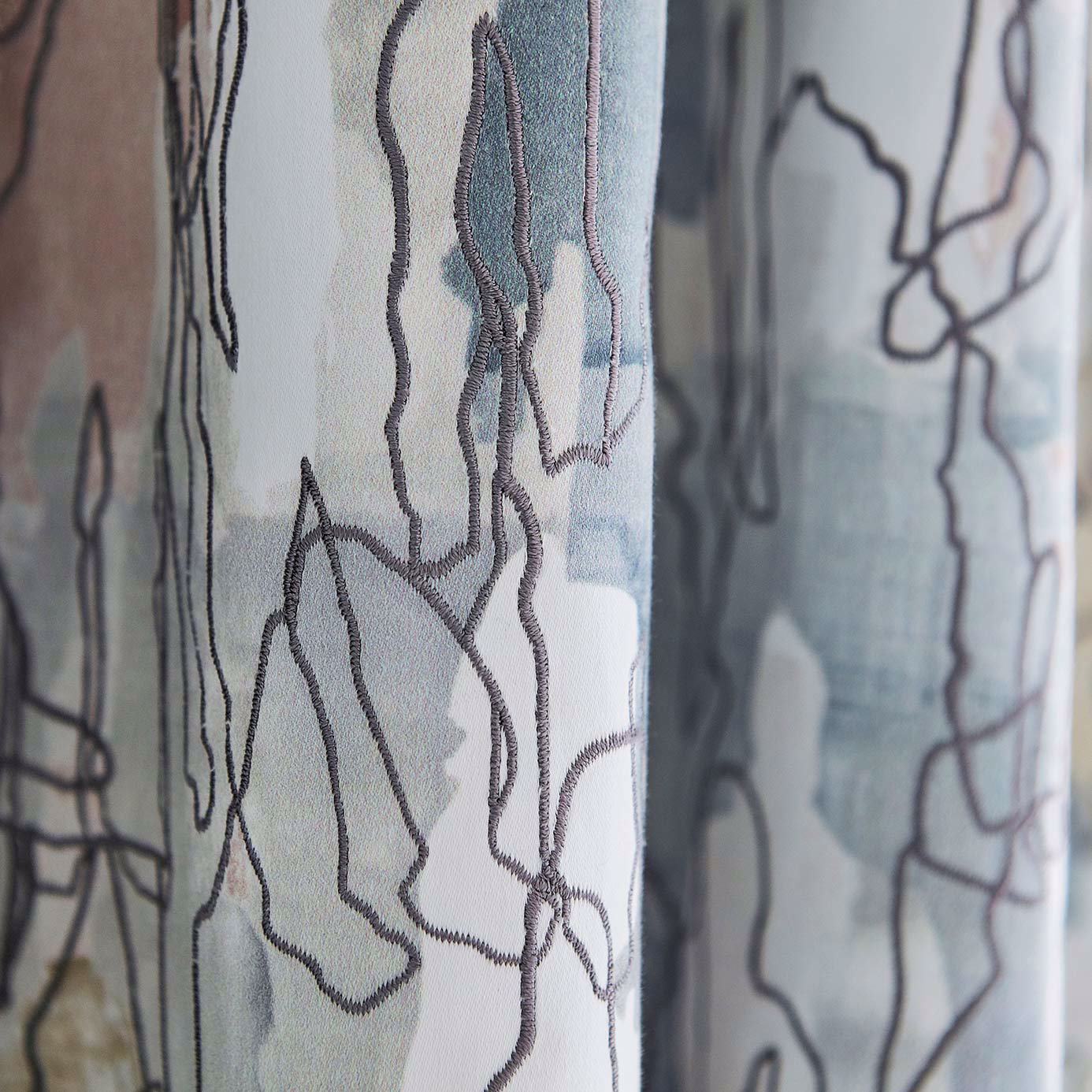 Multitude Seaglass/Chalk Fabric by HAR