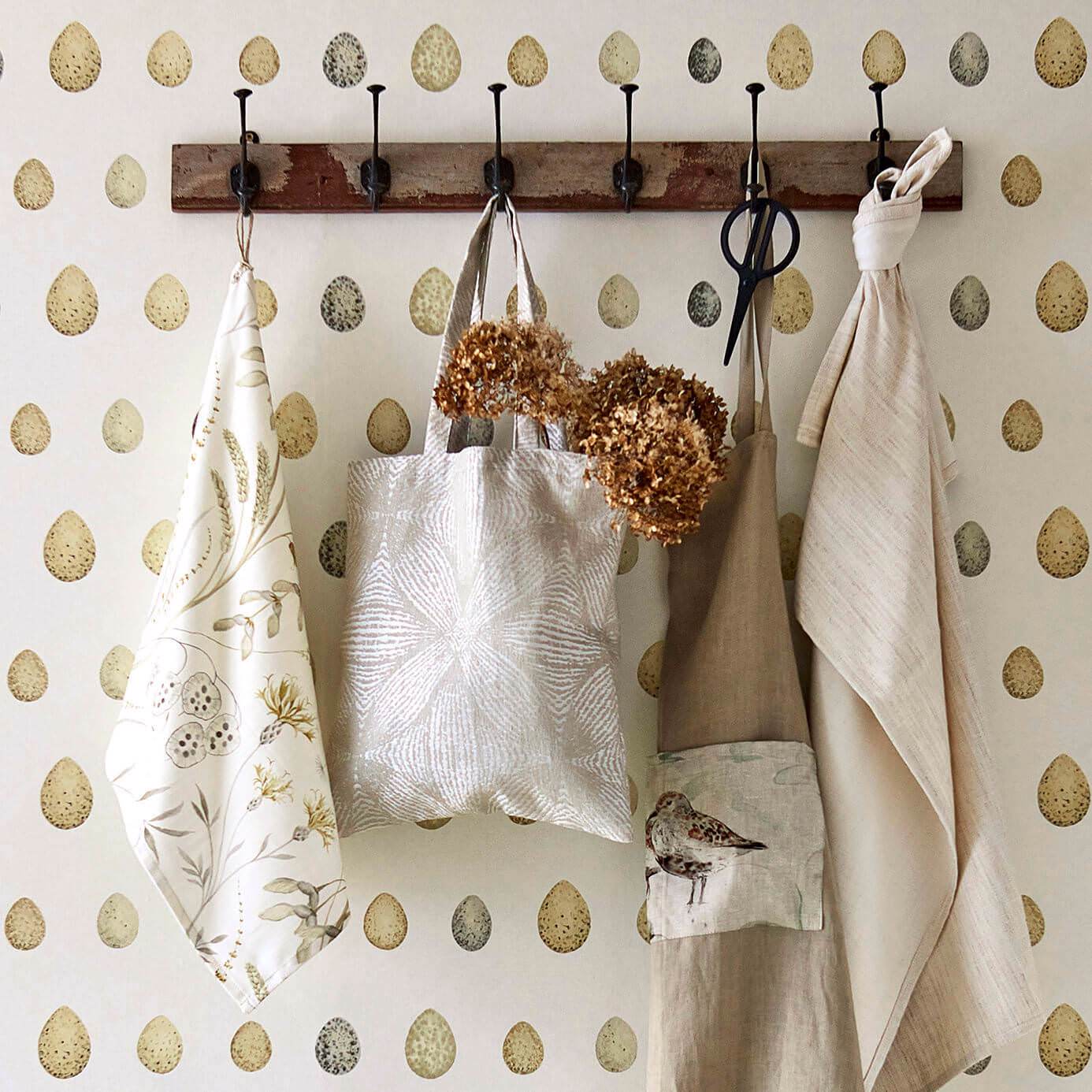 Nest Egg Almond Stone Wallpaper by SAN