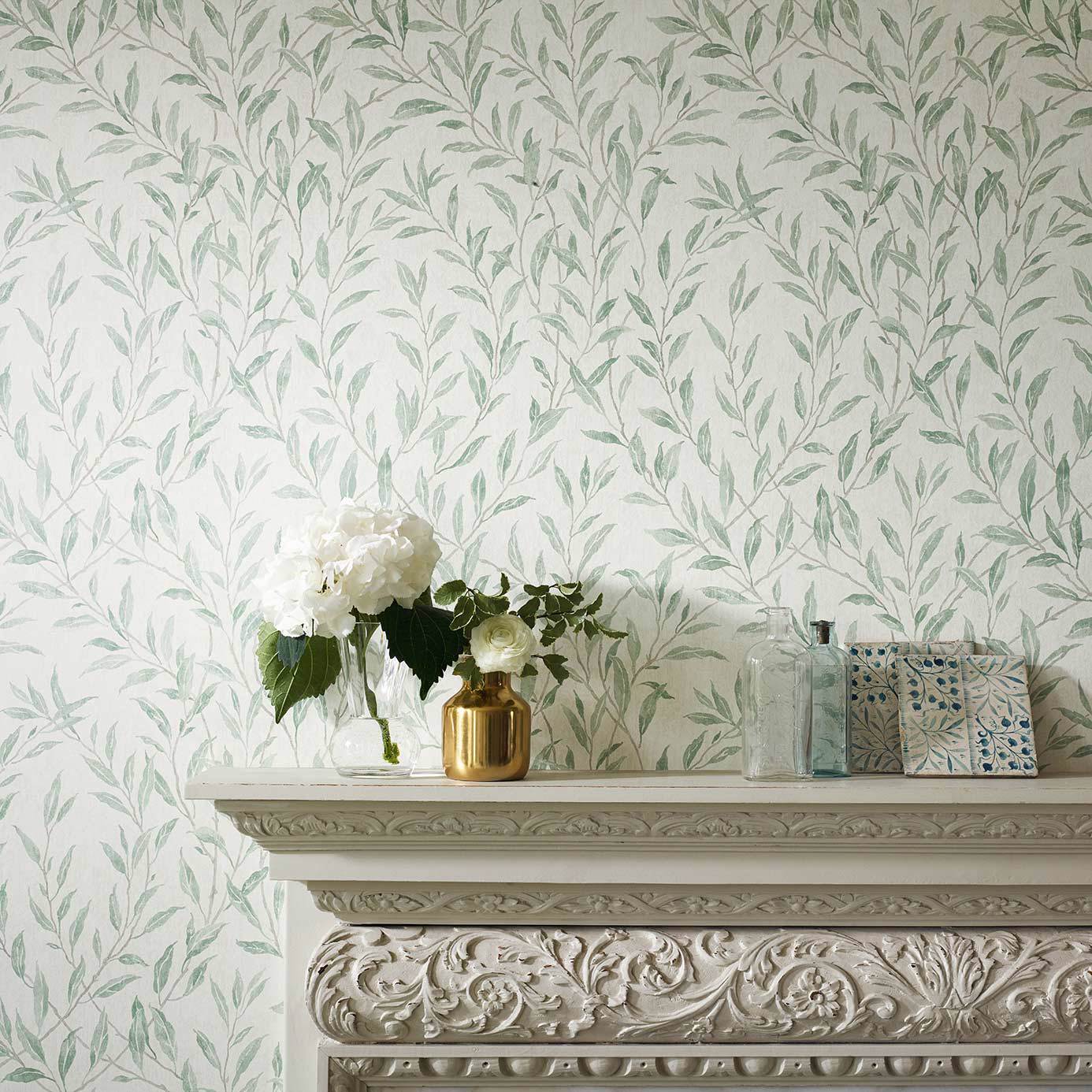 Osier Willow/Cream Wallpaper by SAN