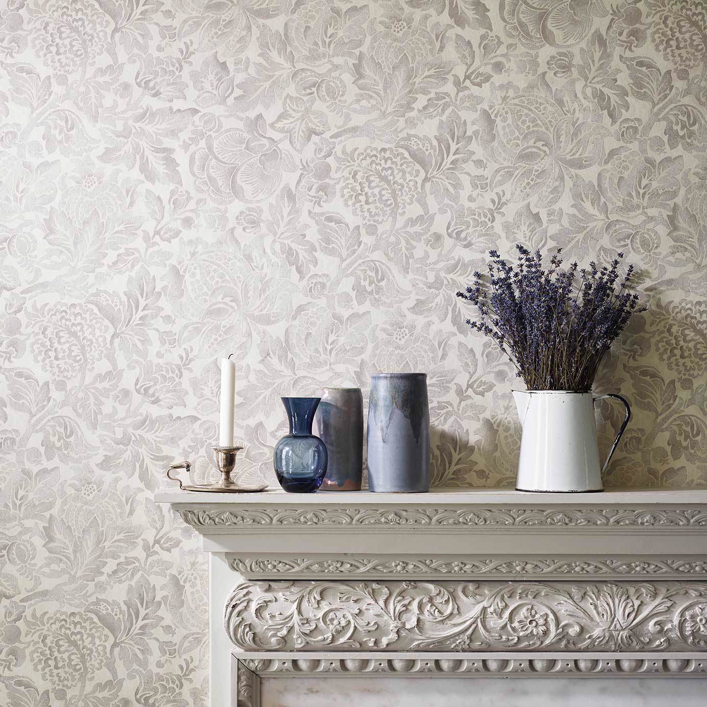 Thackeray Ivory Wallpaper by SAN