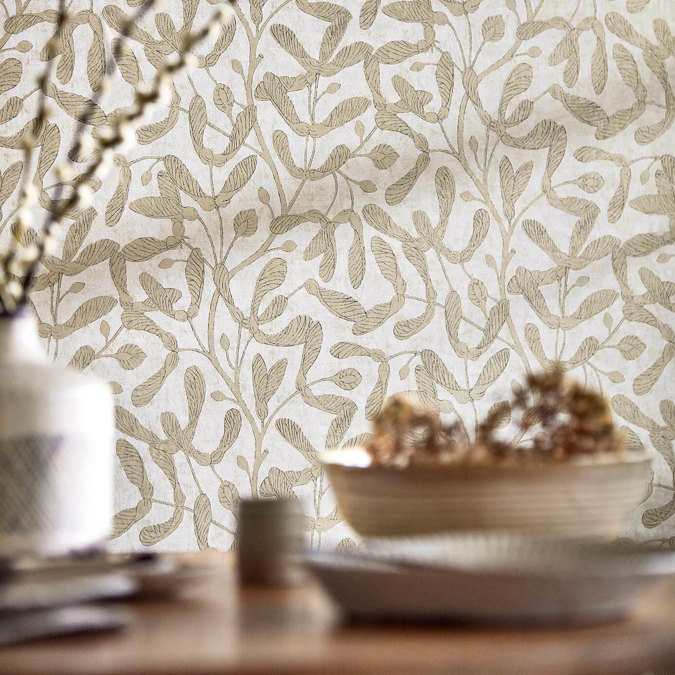 Sycamore Trail Gold Wallpaper by SAN