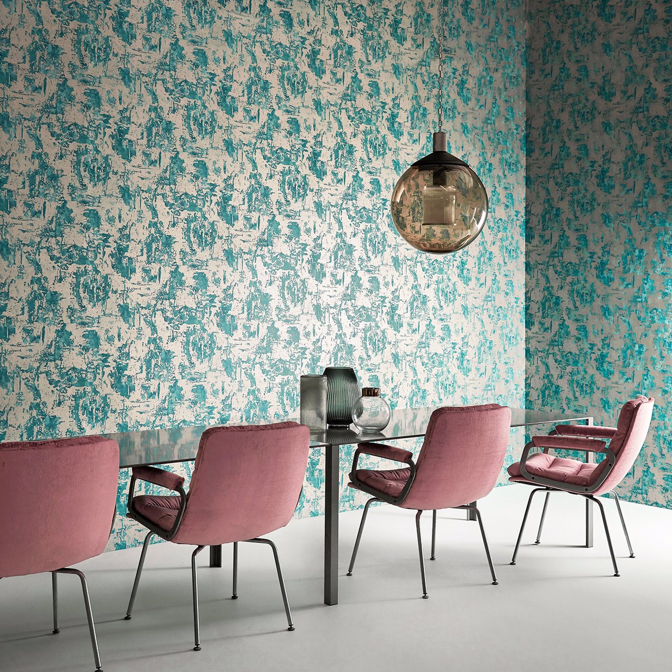 Anthology Anthropic Concrete / Bronze Wallpaper by HAR