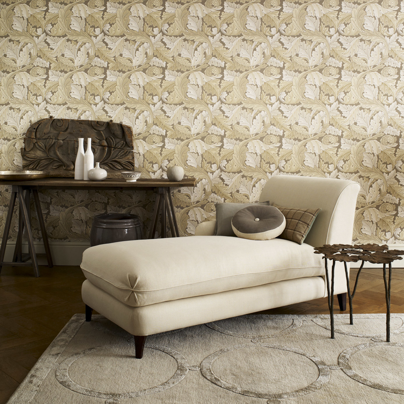 Acanthus Marble Wallpaper by MOR