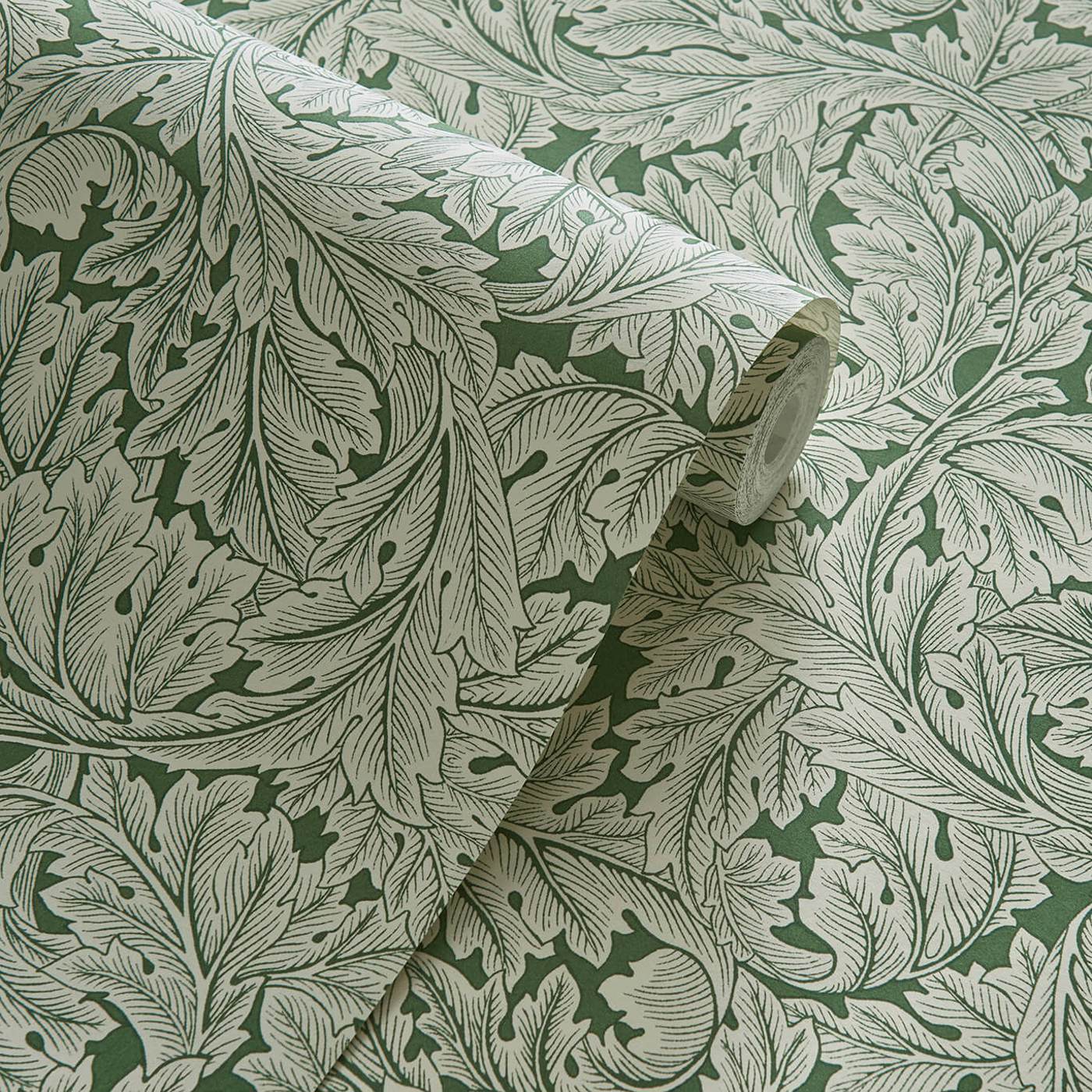 Acanthus Sage Wallpaper by CNC