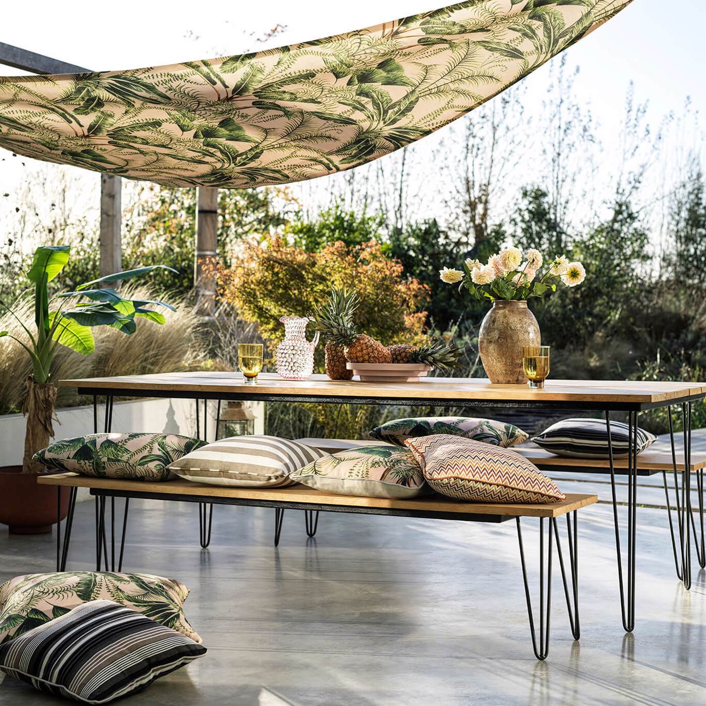 Idro Outdoor Natural Fabric by CNC
