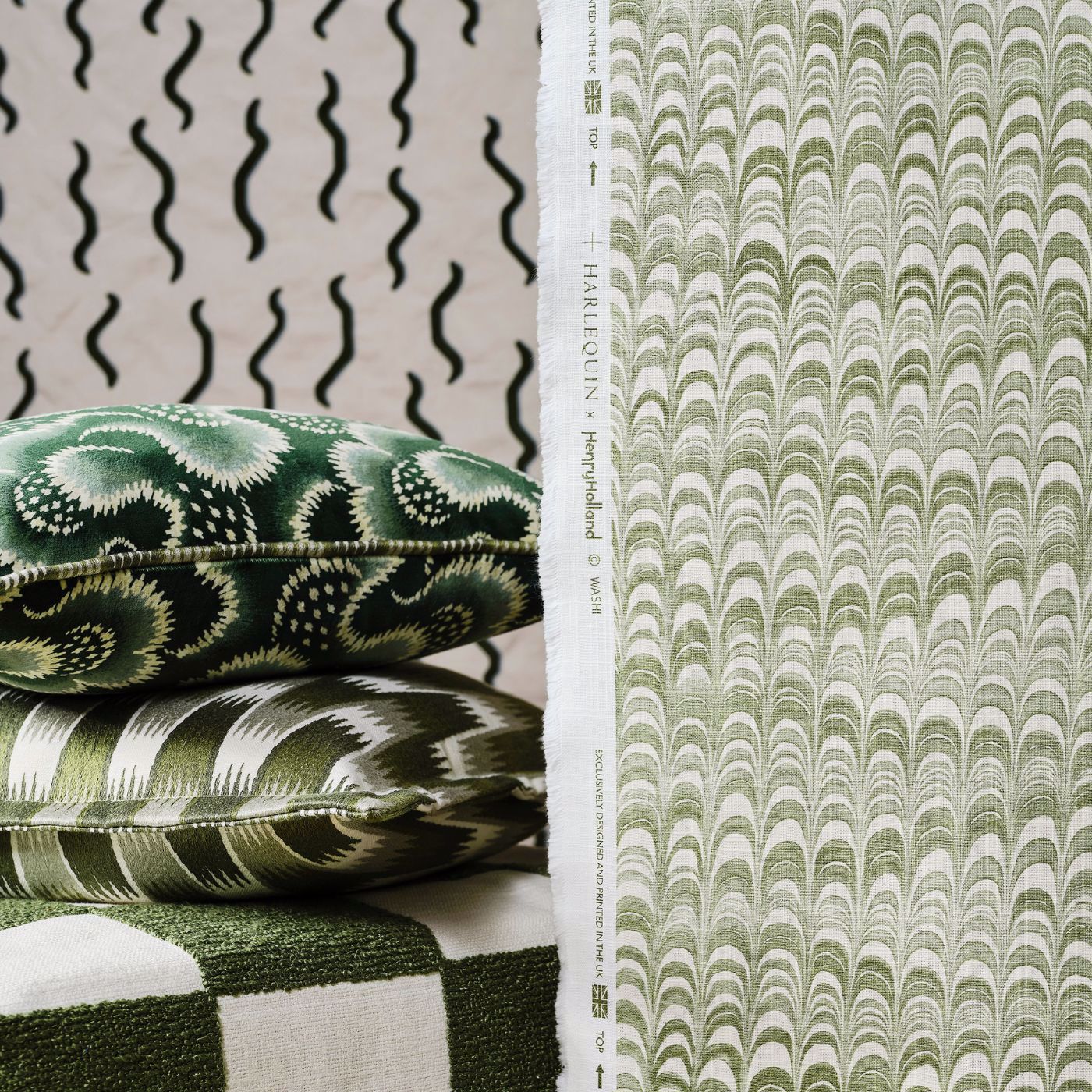 Bisque Matcha Fabric by HAR