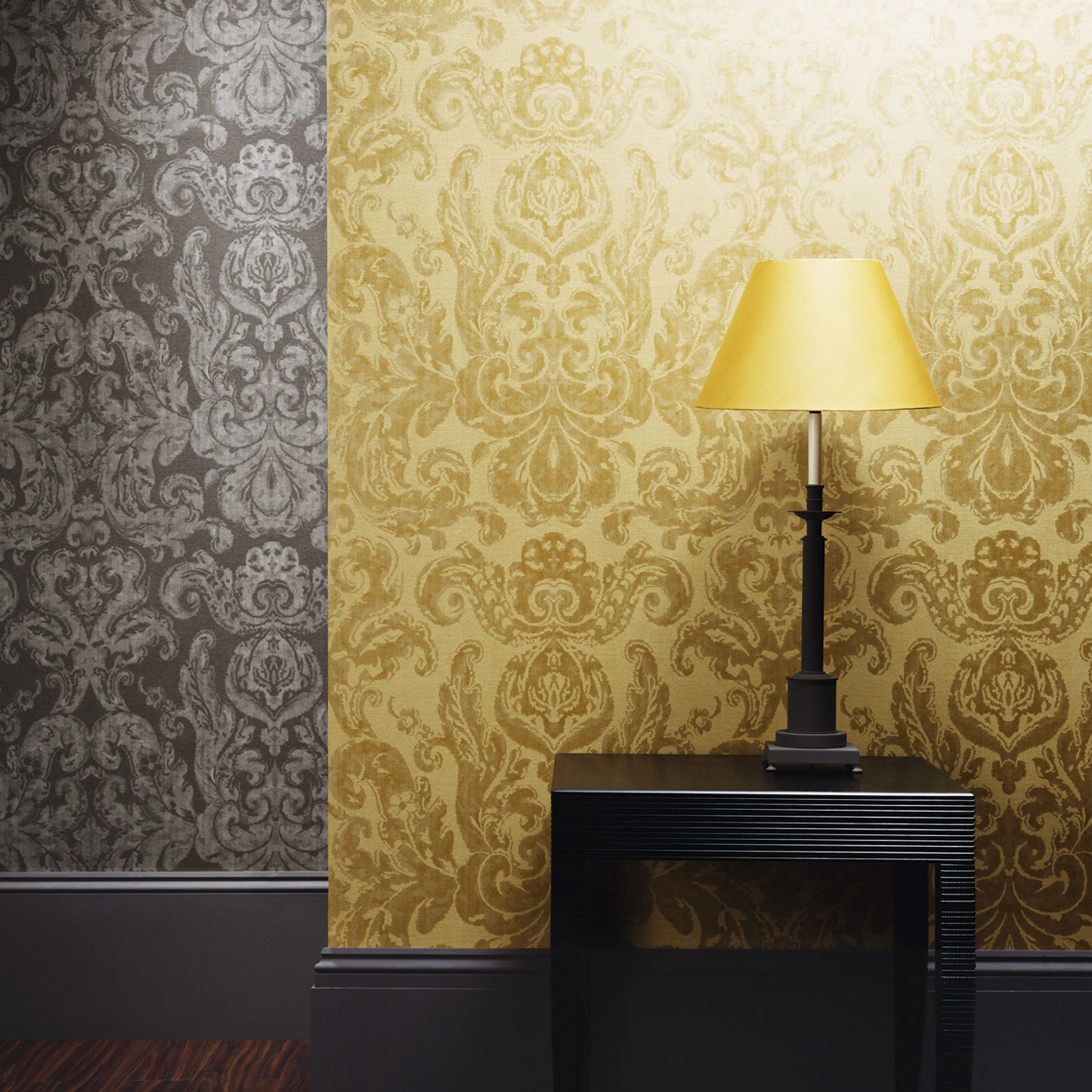 Brocatello Ivory Wallpaper | Zoffany by Sanderson Design