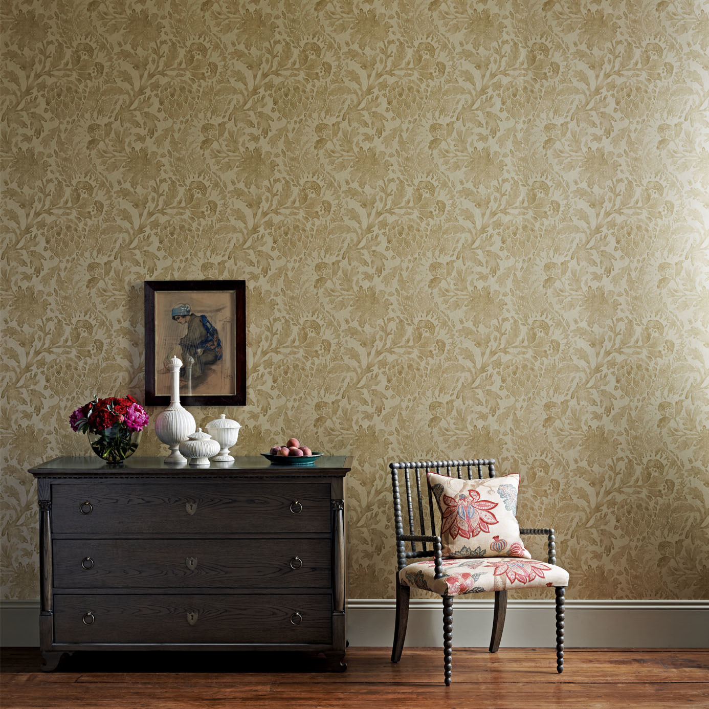 Cochin Old Gold Wallpaper by ZOF