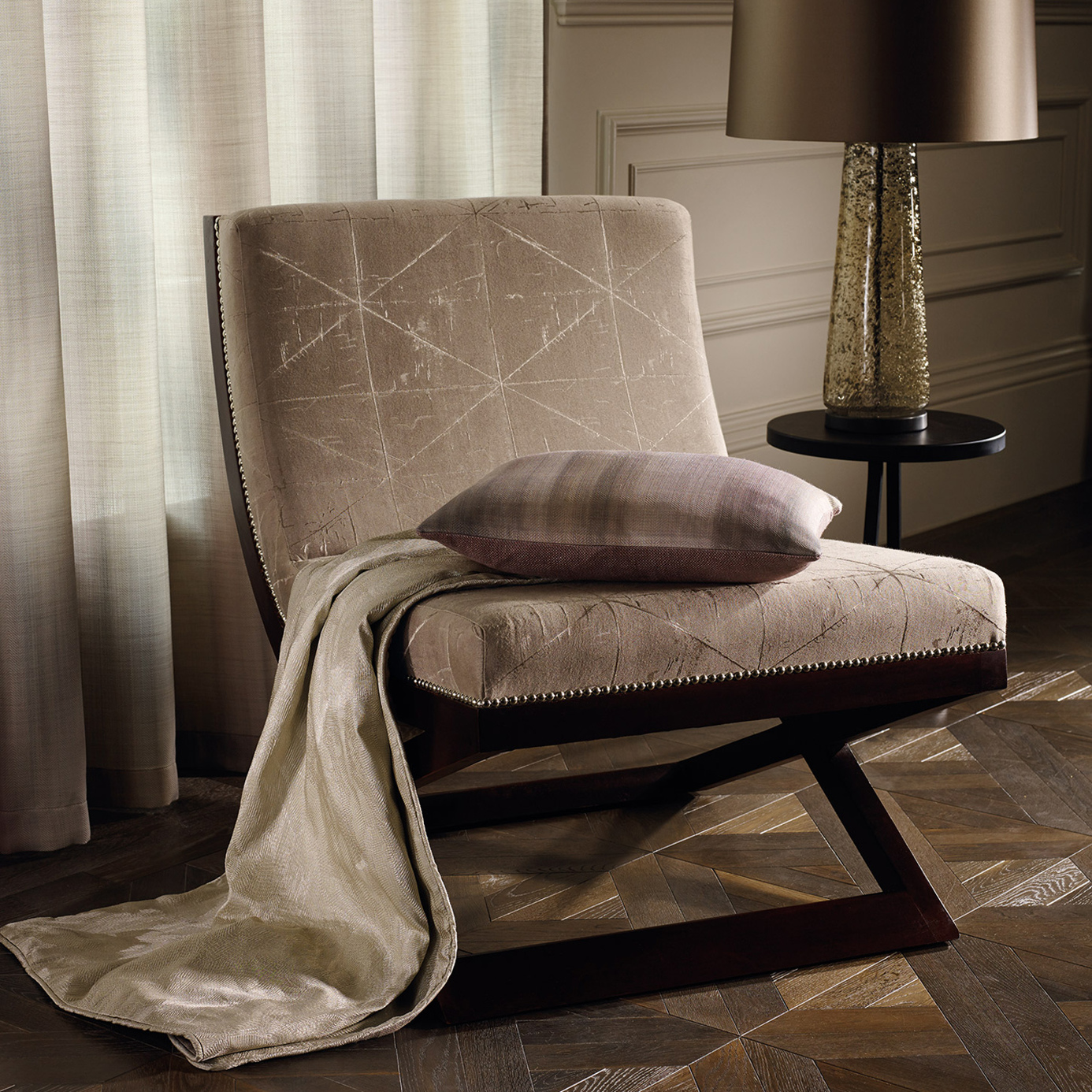Crease Taupe Fabric by ZOF