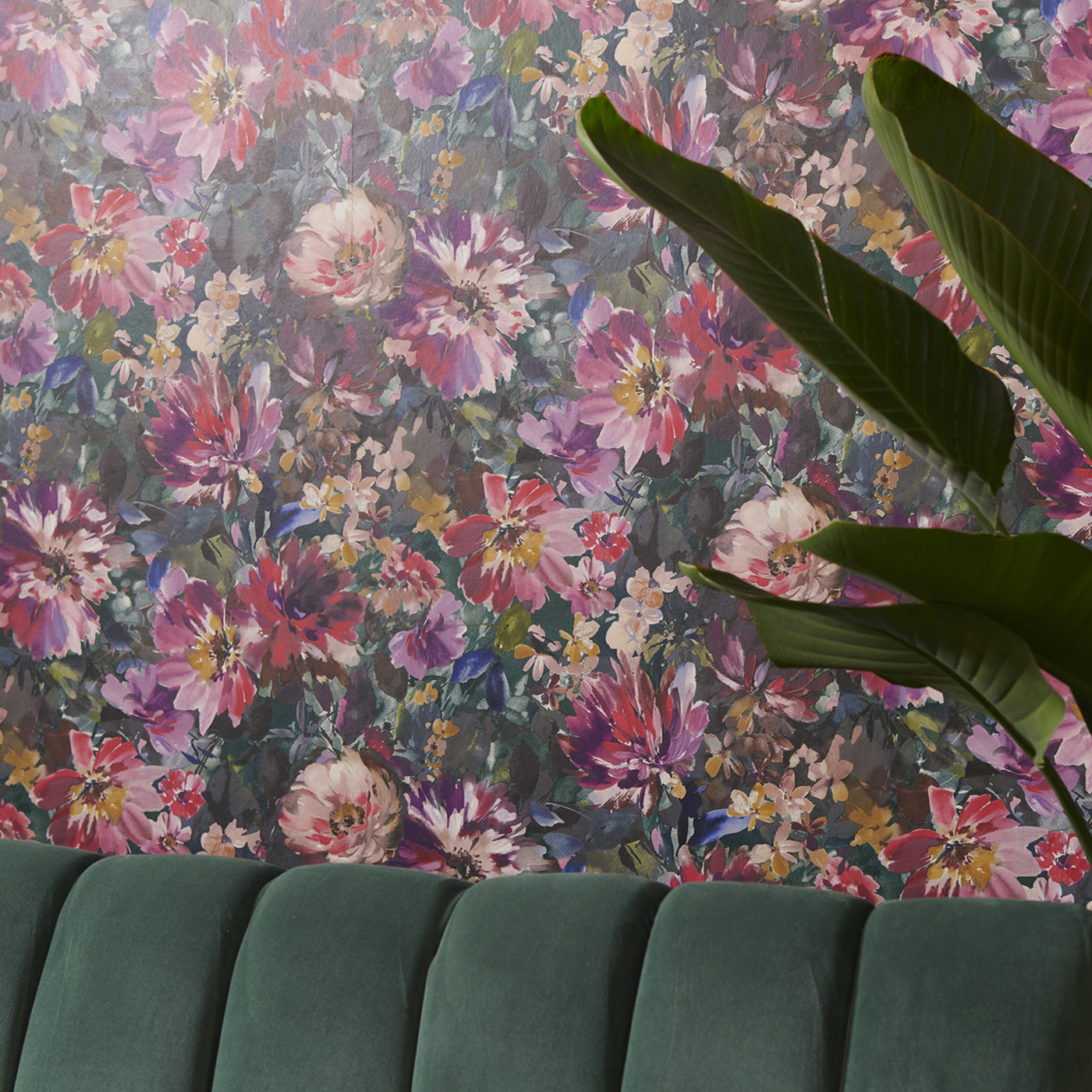 Tahiti Midnight Wallpaper  Clarke & Clarke by Sanderson Design