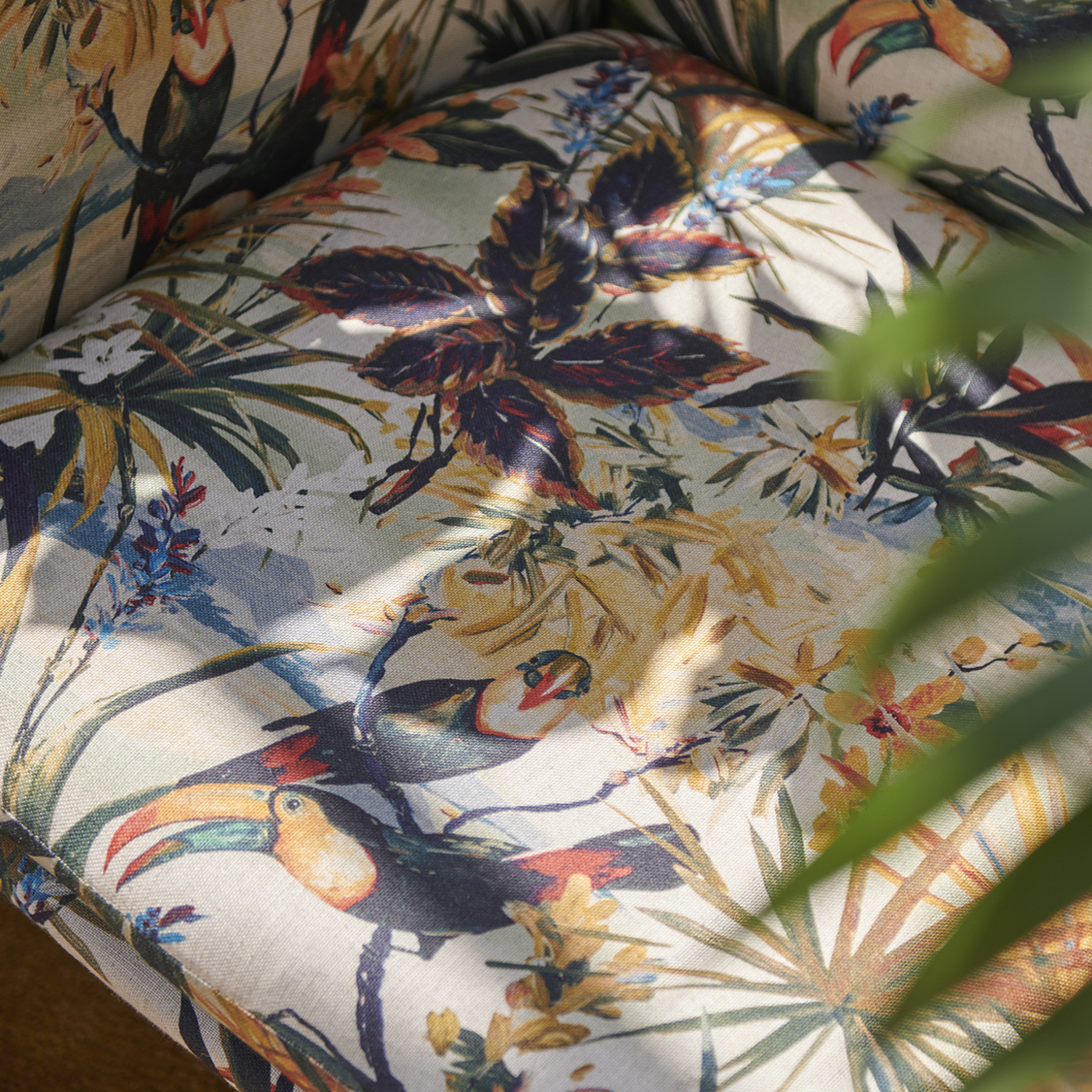 Toucan Antique Fabric by CNC