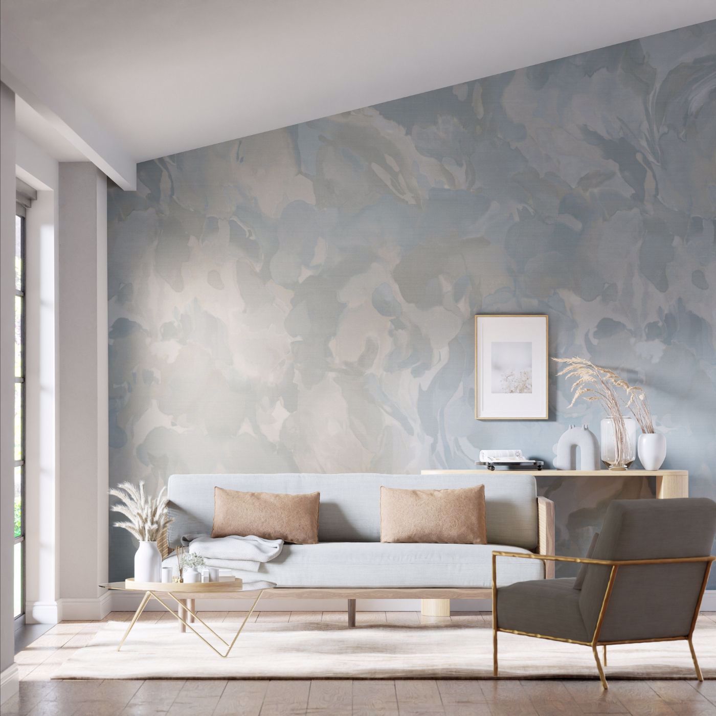 Foresta Ethereal/Parchment Wallpaper by HAR