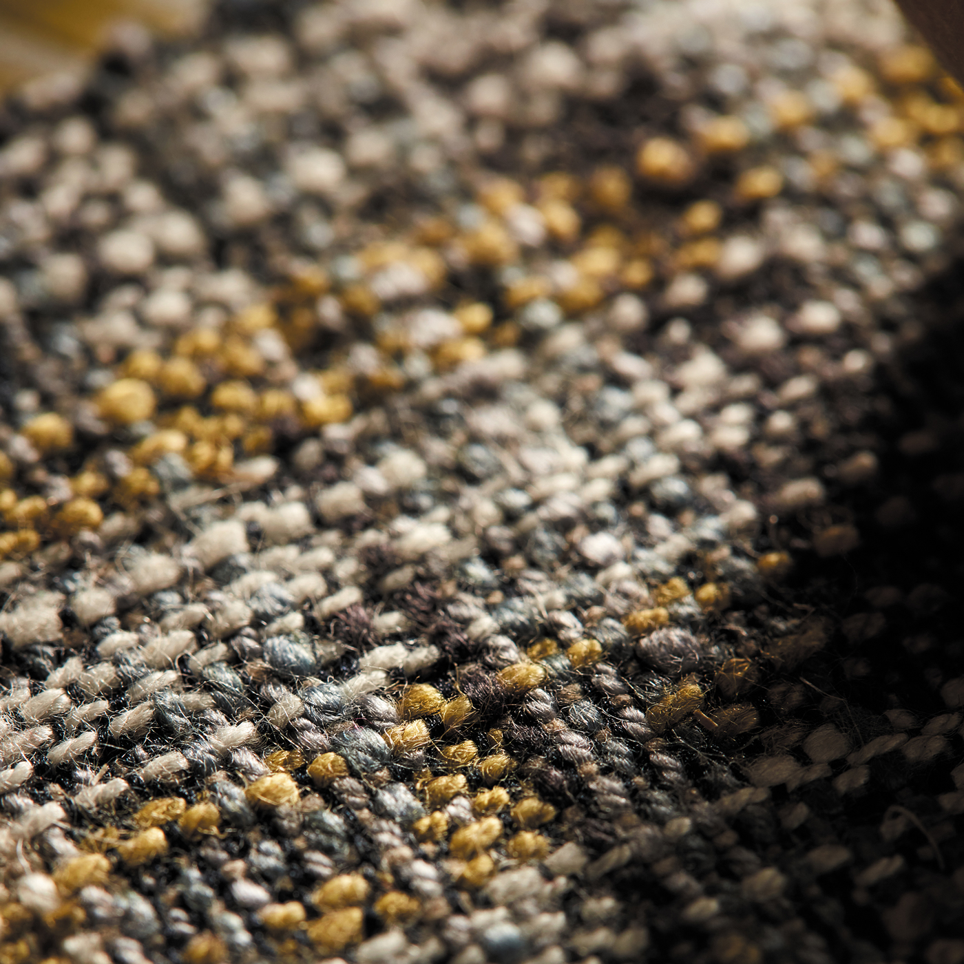 Hamada Charcoal/Gold Fabric by HAR