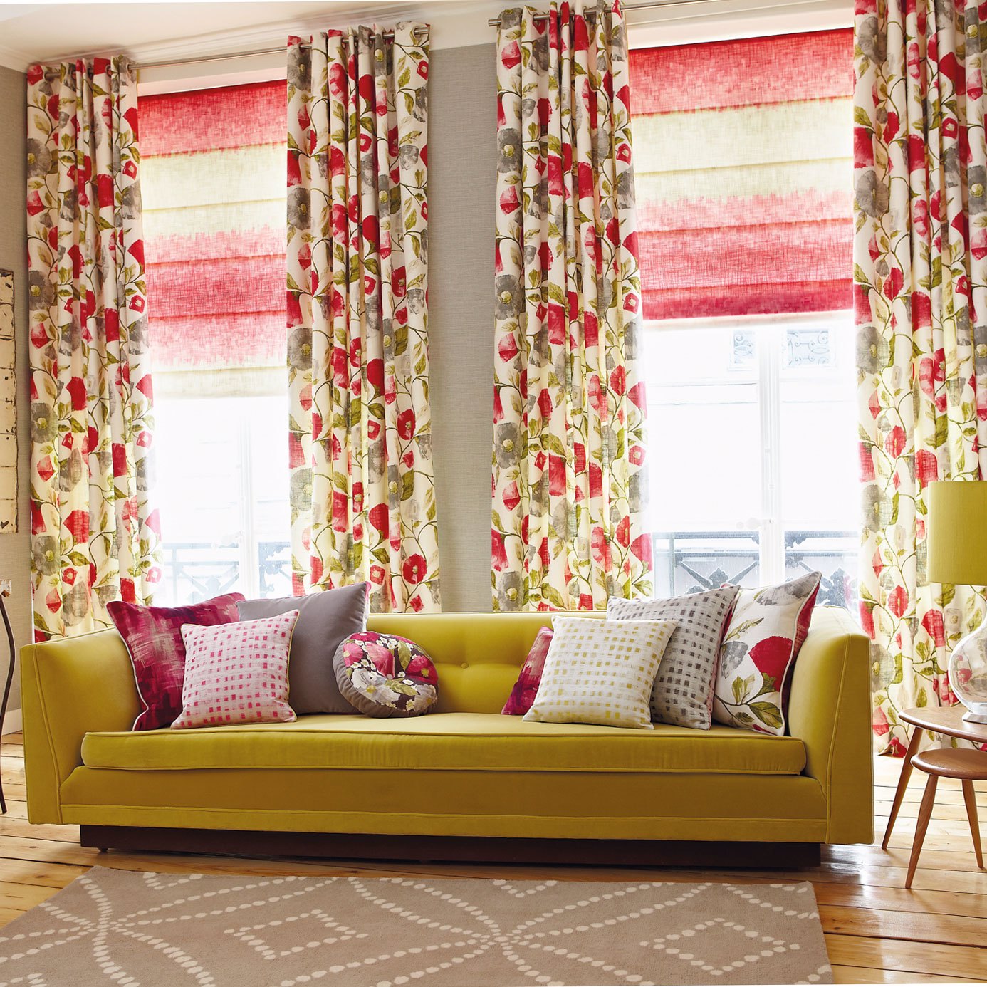 Lisanne Gold/Mustard Fabric by HAR