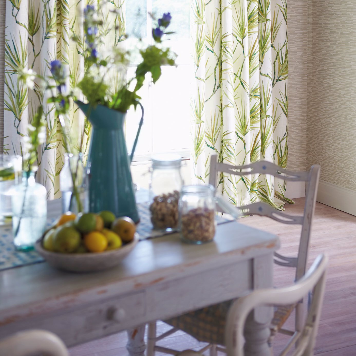 Calliope Charcoal/Linen Fabric by HAR
