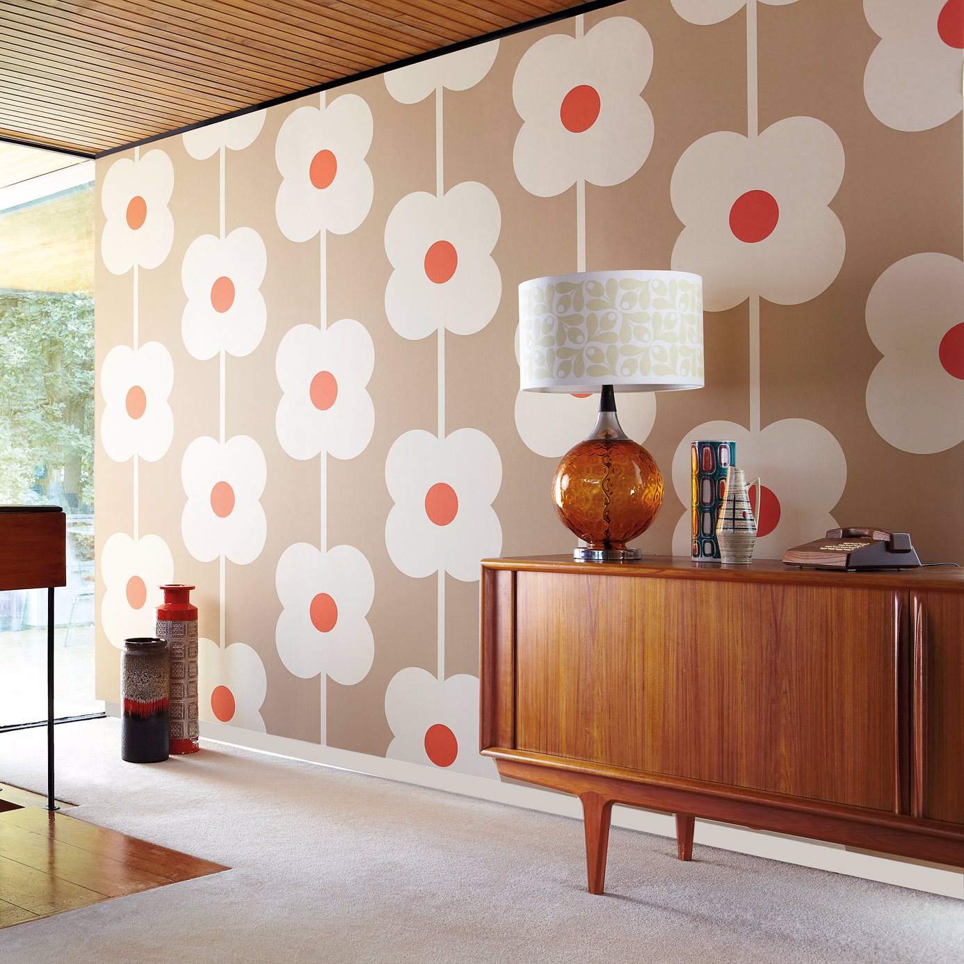Giant Abacus Flower Dove Wallpaper by HAR