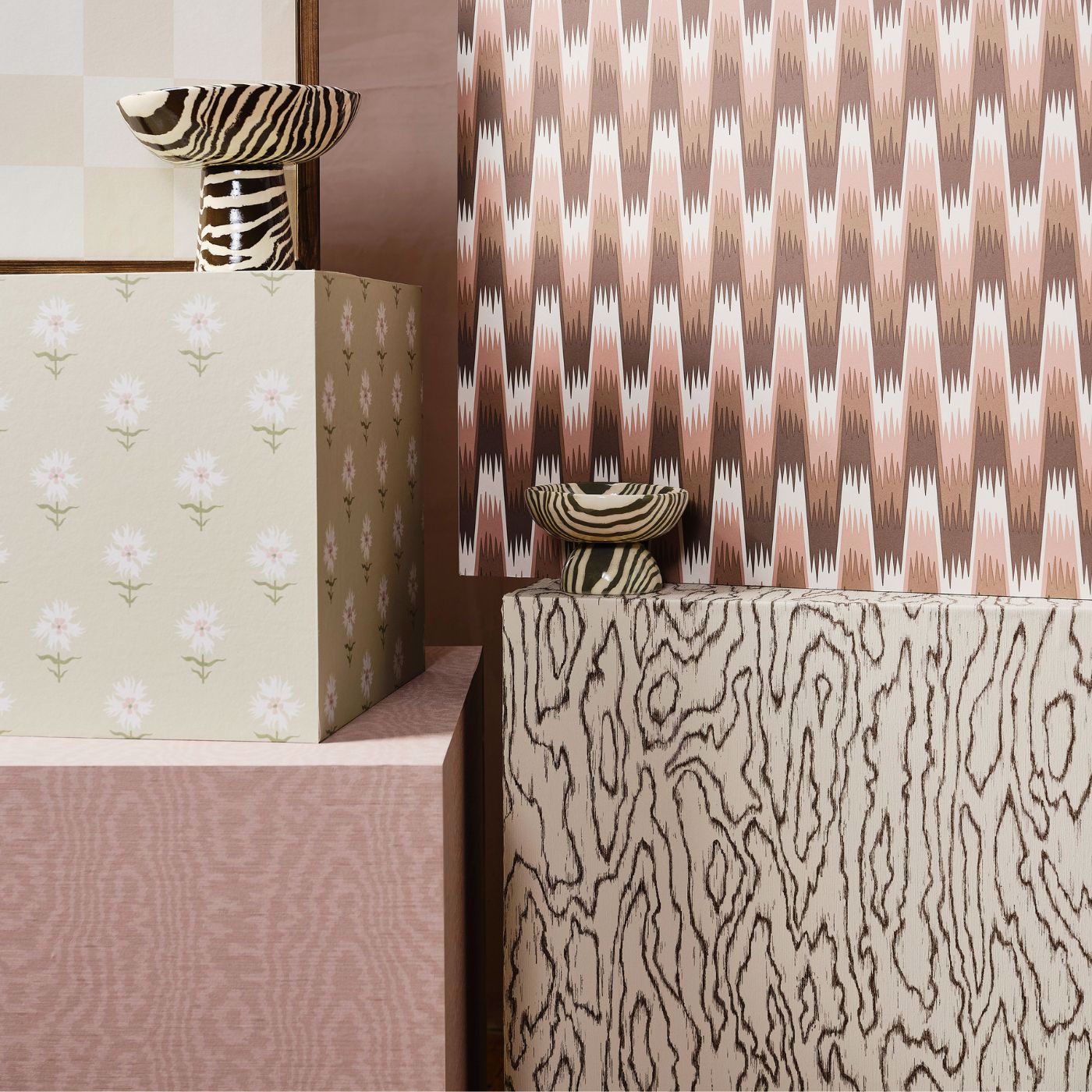 Edenfield Chocolate Wallpaper by HAR