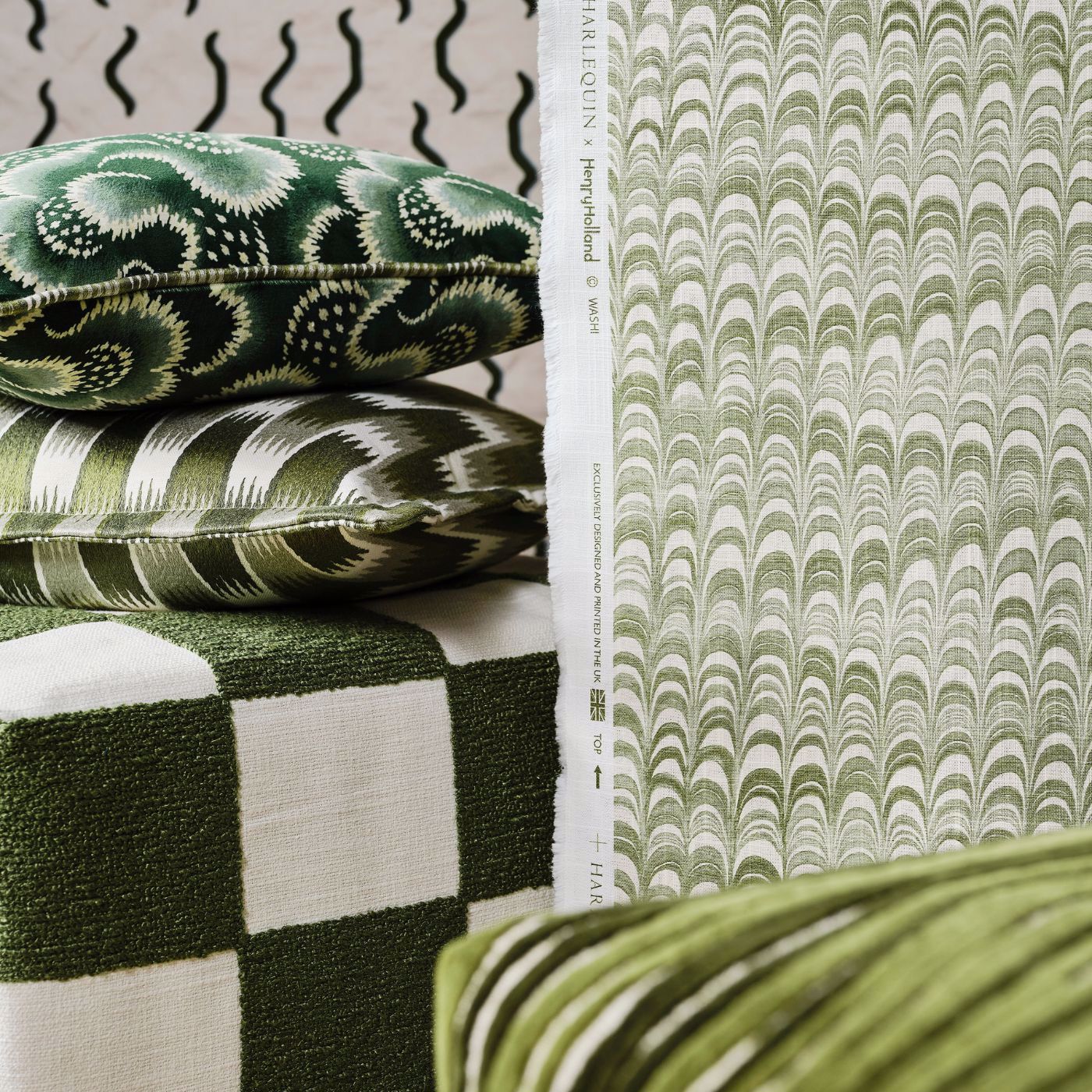 Washi Matcha Fabric by HAR