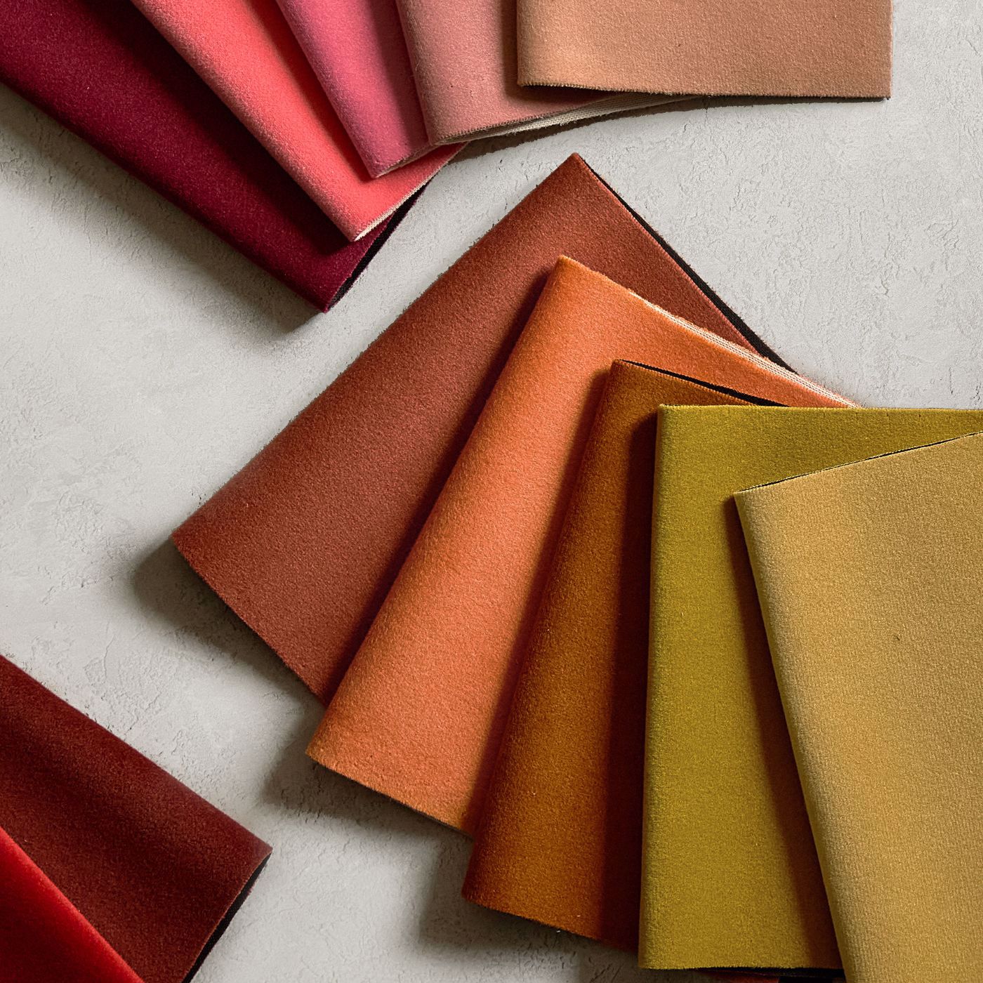 Performance Velvet Coral Fabric by HAR