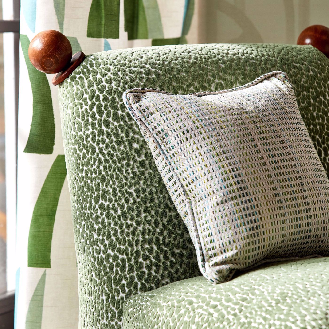 Aria Emerald/Grass Fabric by HAR