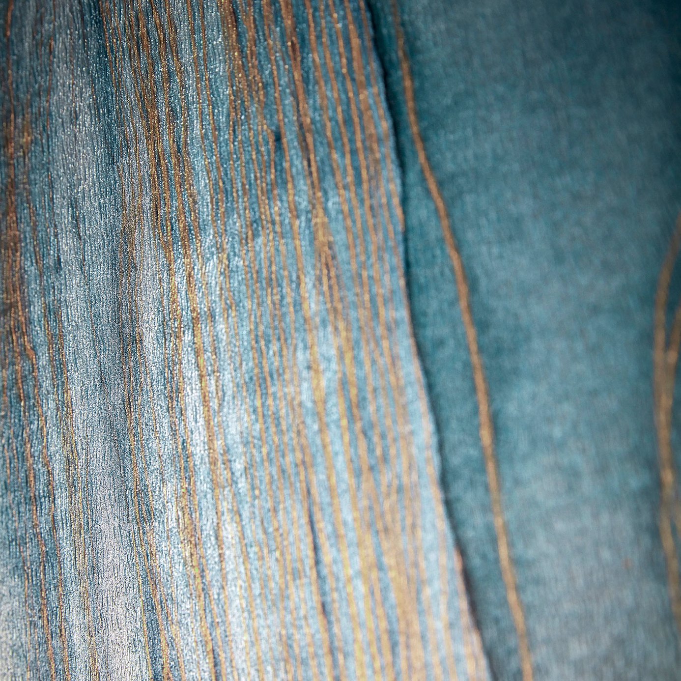 Metamorphic Wide Width Lapis/Copper Wallpaper by HAR