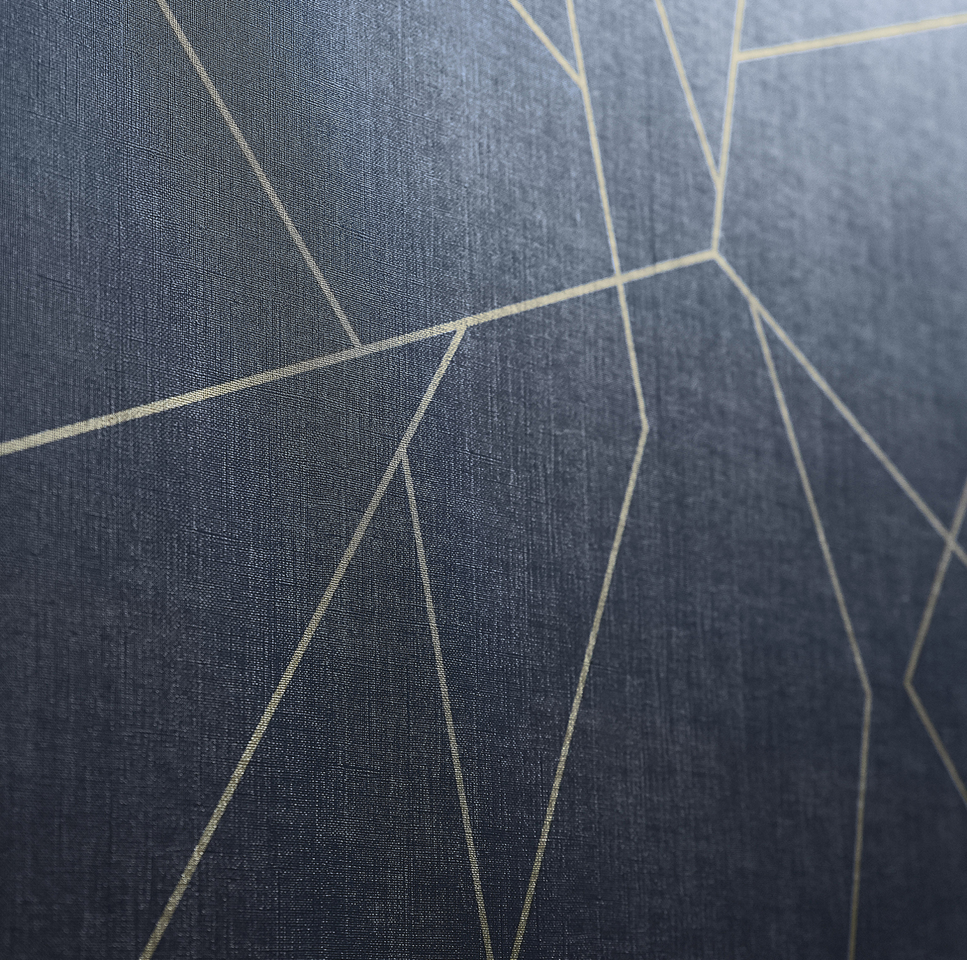 Parapet Wide Width Indigo Wallpaper by HAR