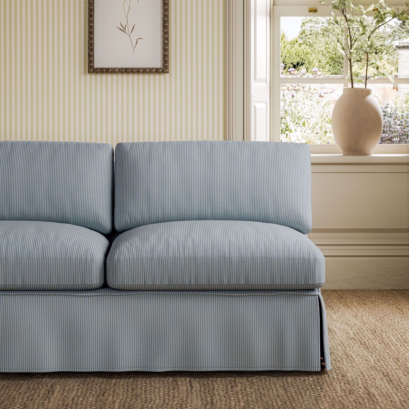 Burnham Woad Fabric by SAN