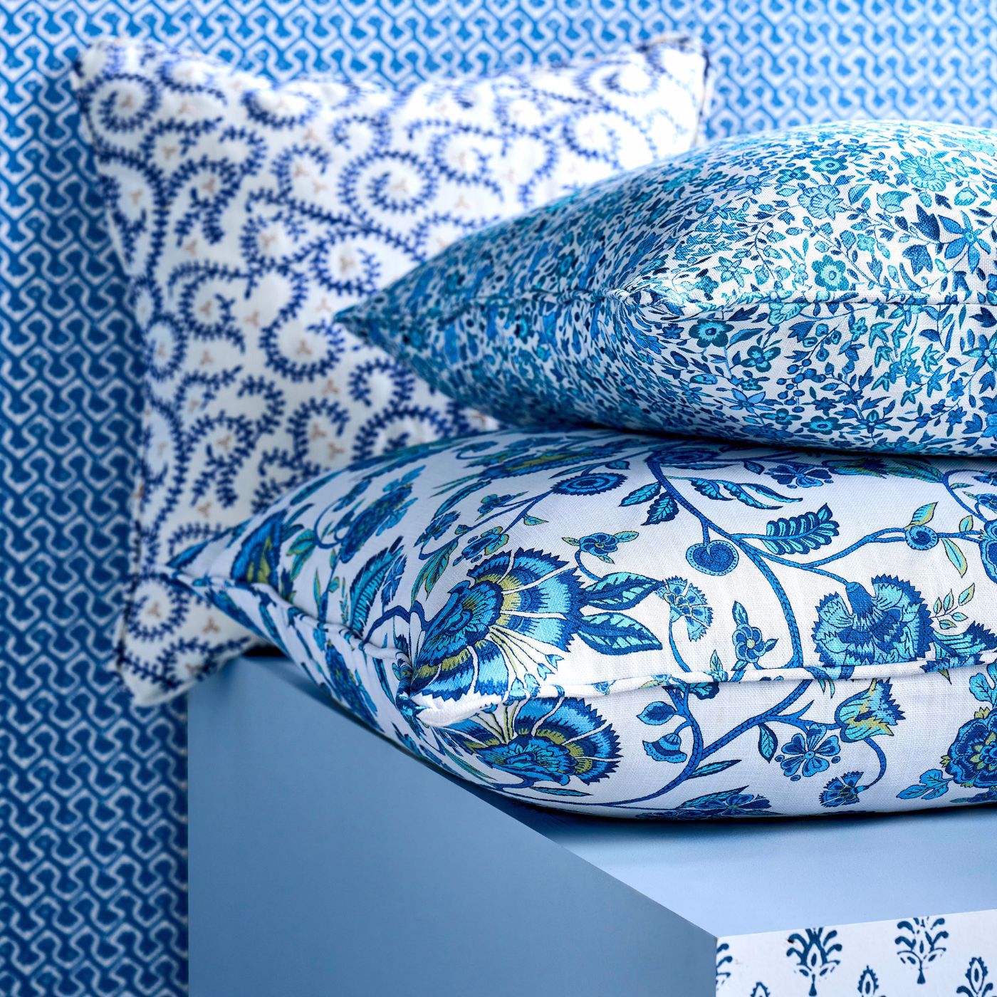 Barmeri Cobalt Fabric by CNC