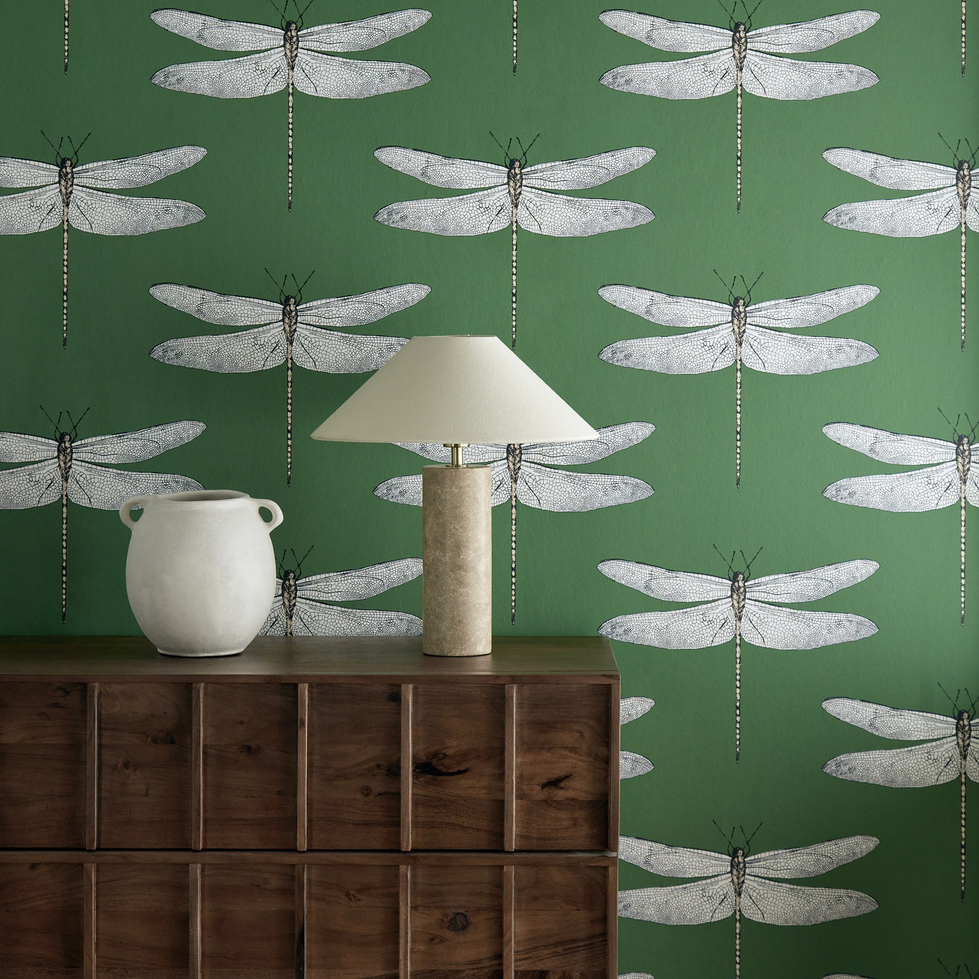 Demoiselle Kelly/First Light/Blush Wallpaper by HAR