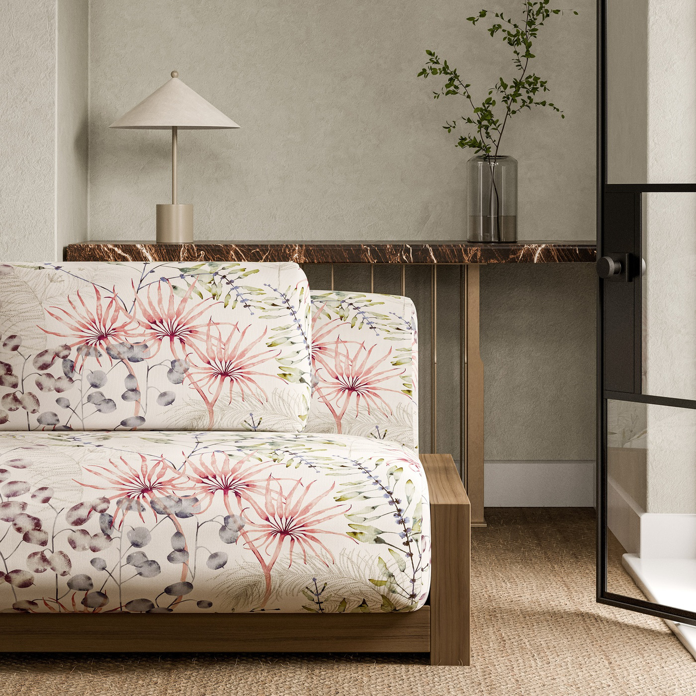 Postelia Berry/Heather Fabric by HAR