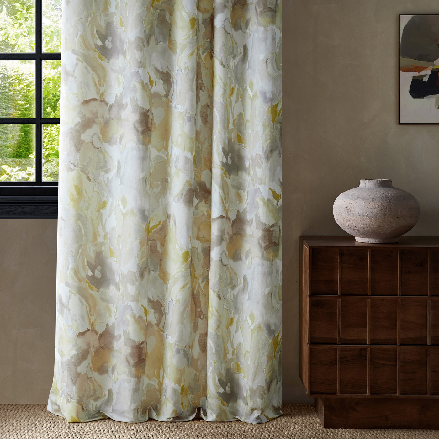 Foresta Diffused Light/Pebble/Sand Fabric by HAR