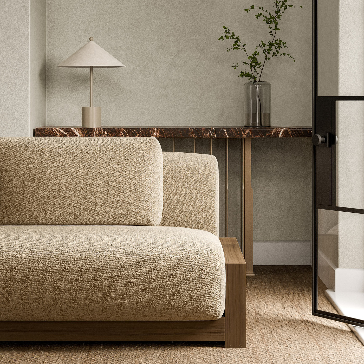 Islay Almond Fabric by HAR