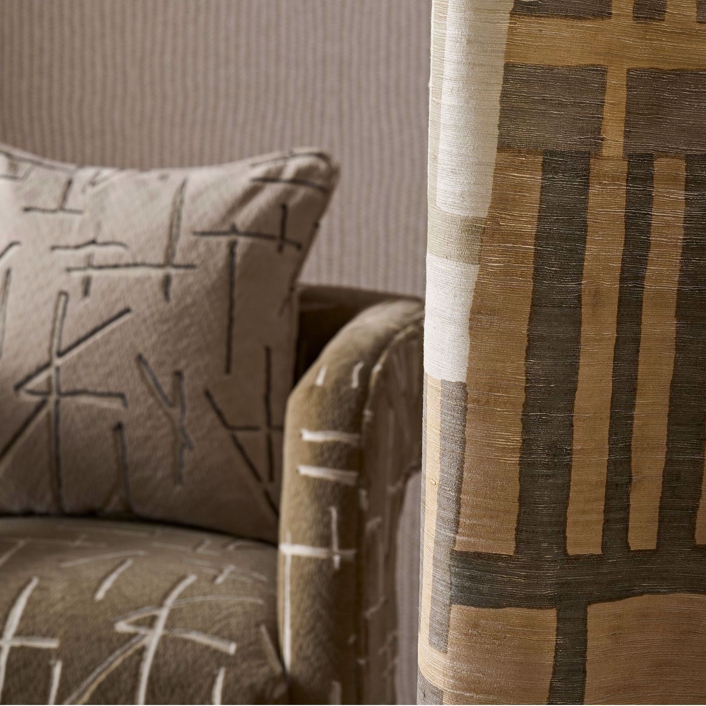 Monolith Sapphire/Limeston Fabric by HAR