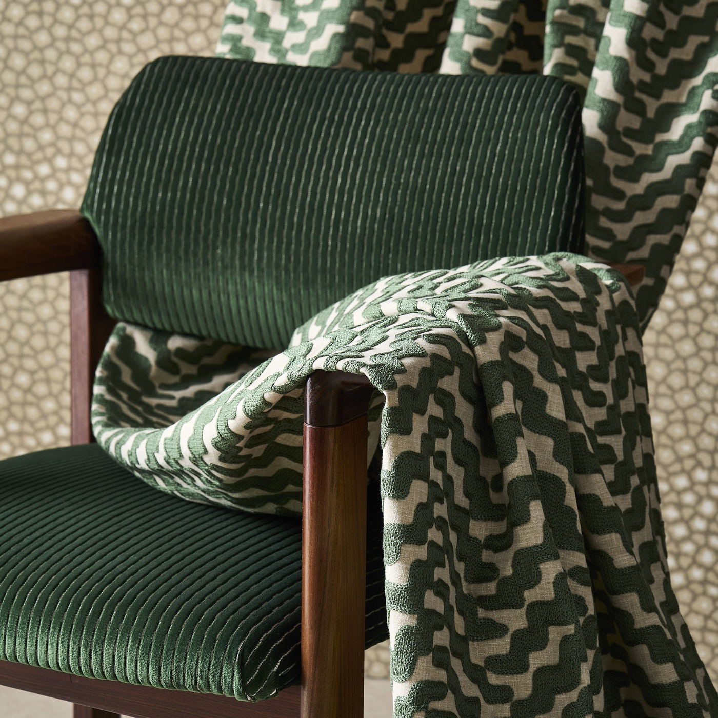 Thicket Jade Fabric by HAR