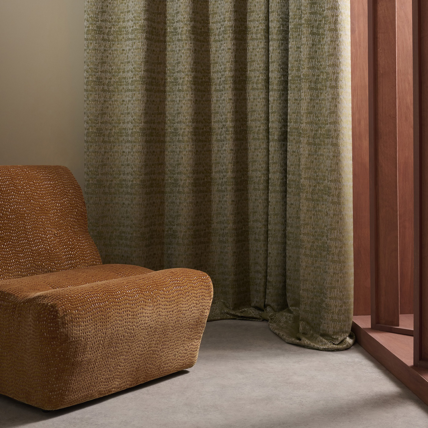 Silt Olivine/Jade Fabric by HAR