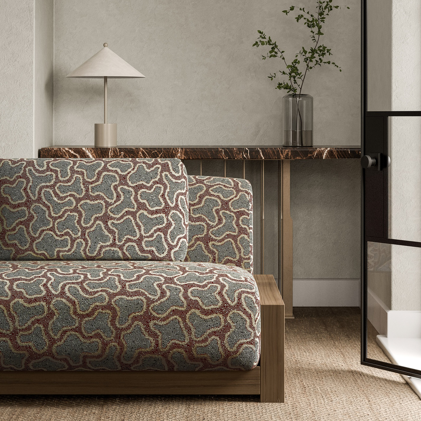 Molten Quartz/Jasper Fabric by HAR
