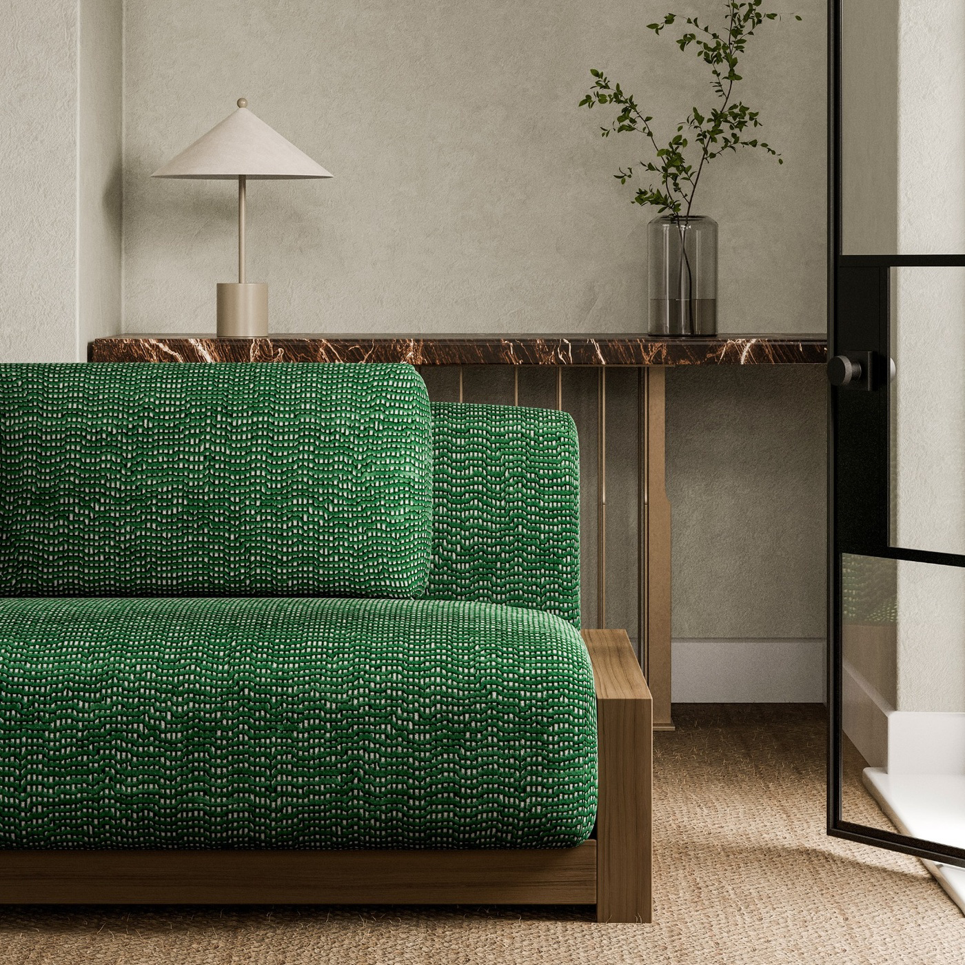 Chert Malachite Fabric by HAR