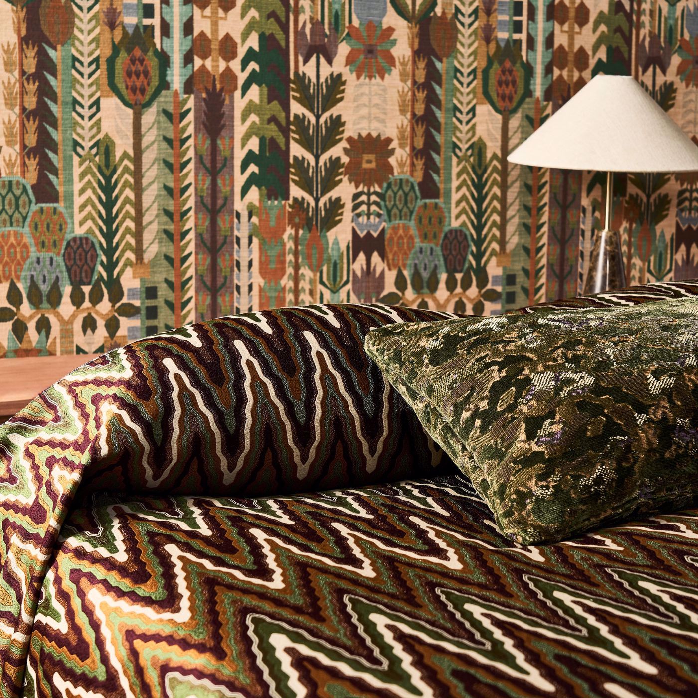 Derain Moss/Heather Fabric by HAR