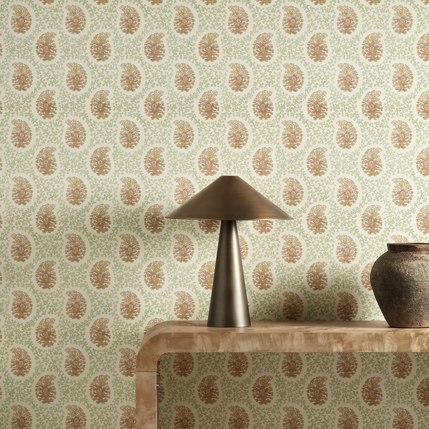 Paisley Seaglass Wallpaper by HAR